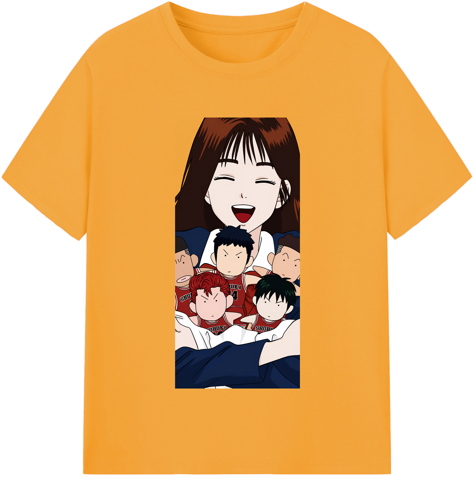 （画像用） SLAM DUNK／スラムダンク レディースカジュアルプリントTシャツ（綿100％）