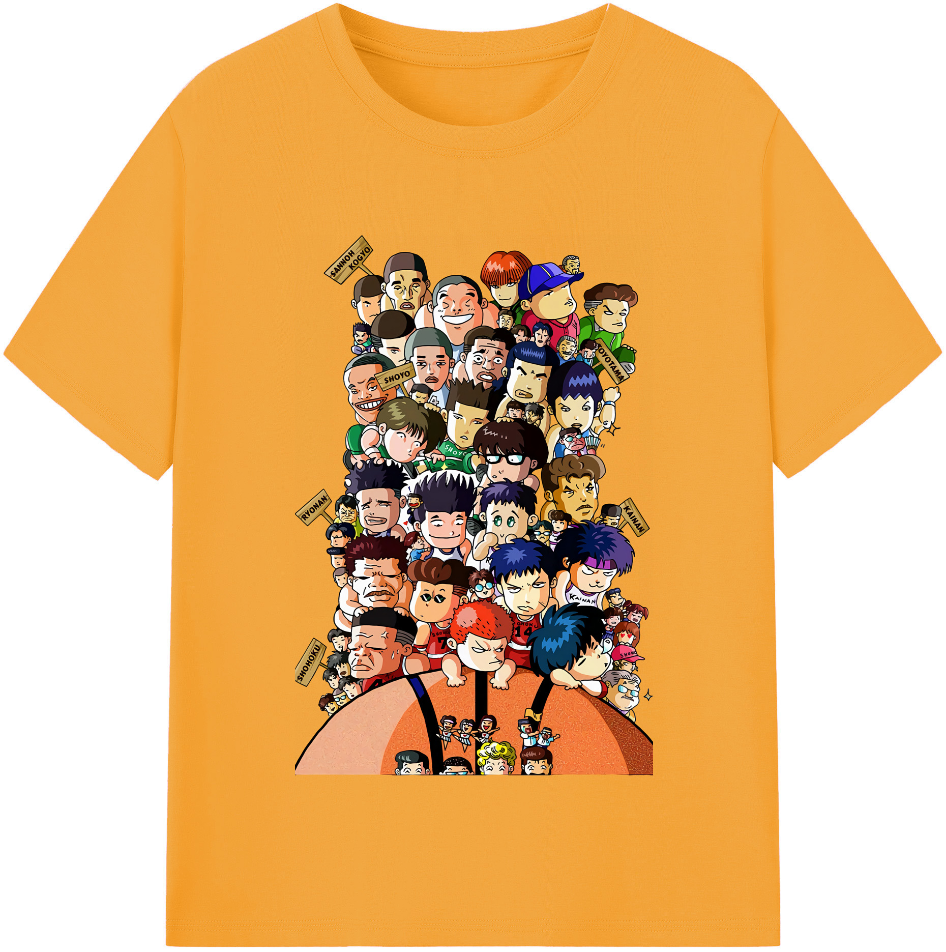 （画像用） SLAM DUNK／スラムダンク レディースカジュアルプリントTシャツ（綿100％）