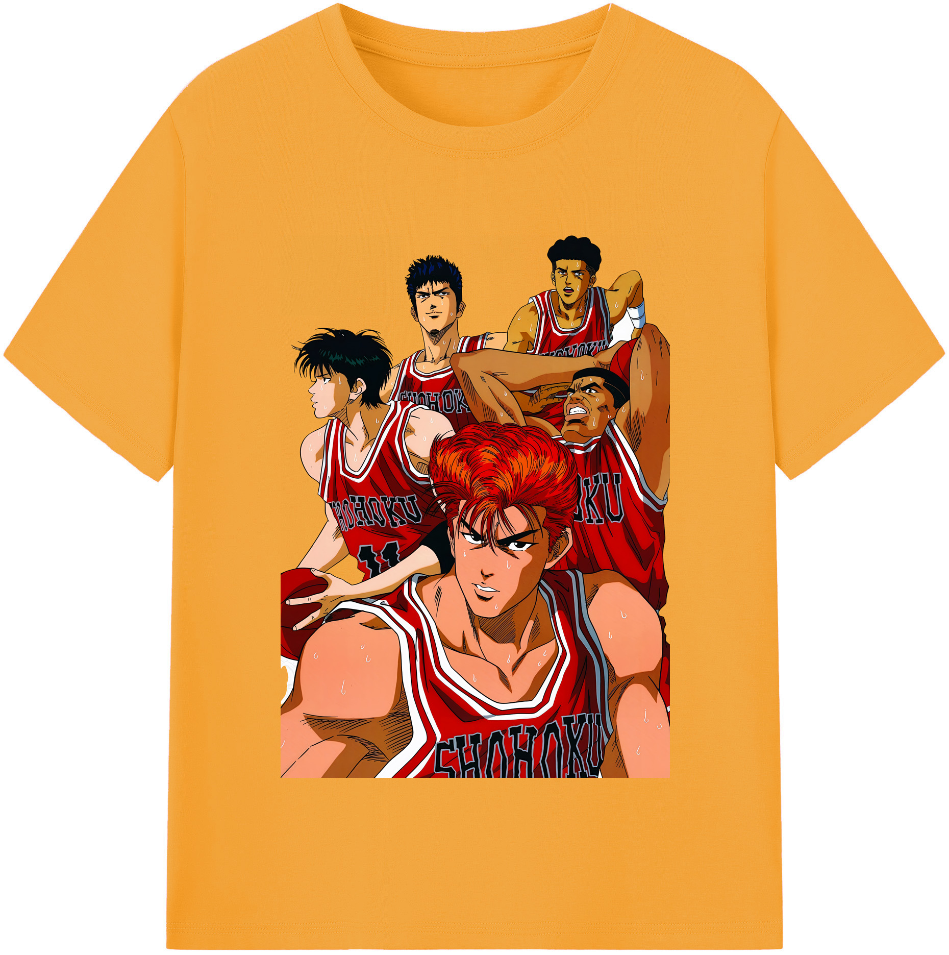 （画像用） SLAM DUNK／スラムダンク レディースカジュアルプリントTシャツ（綿100％）