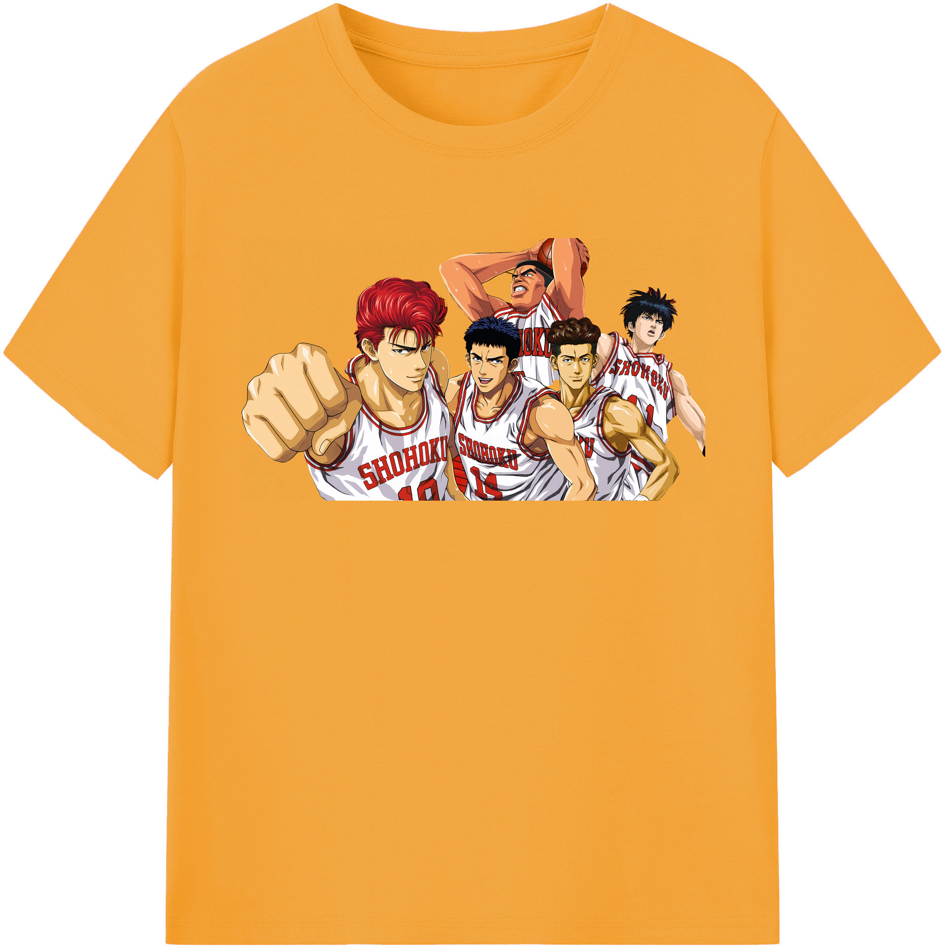 （画像用） SLAM DUNK／スラムダンク レディースカジュアルプリントTシャツ（綿100％）