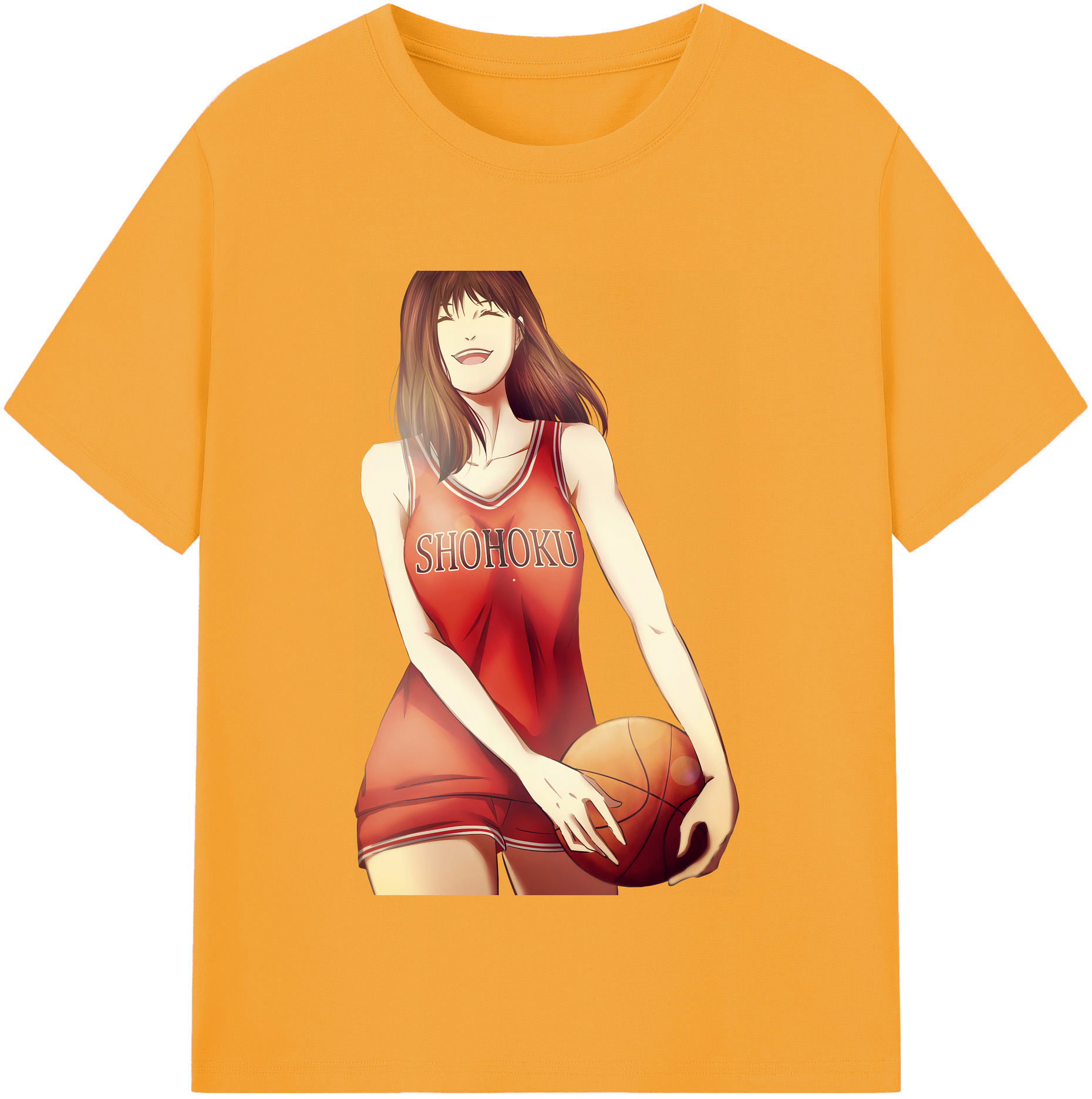 （画像用） SLAM DUNK／スラムダンク レディースカジュアルプリントTシャツ（綿100％）
