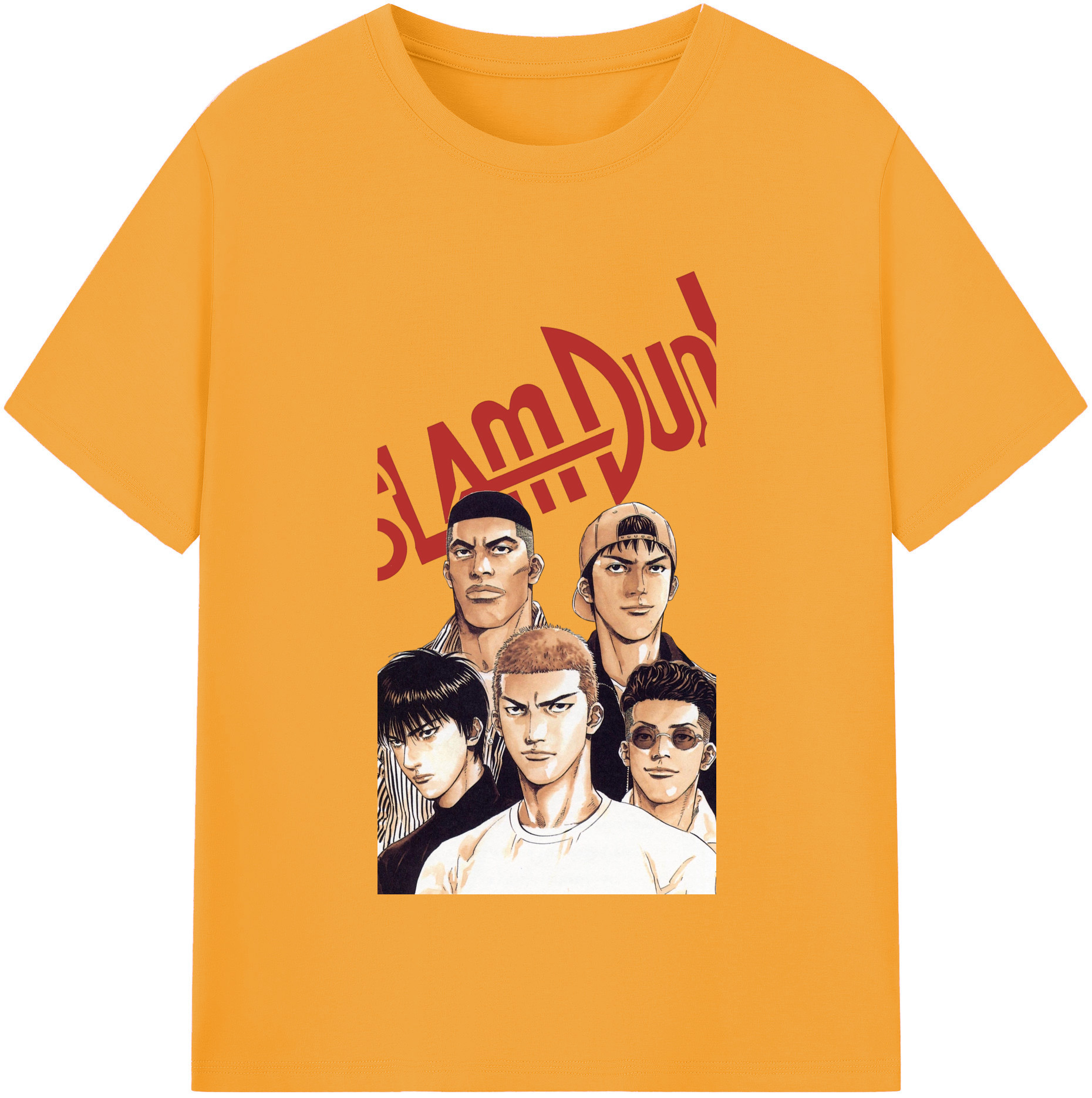 （画像用） SLAM DUNK／スラムダンク レディースカジュアルプリントTシャツ（綿100％）