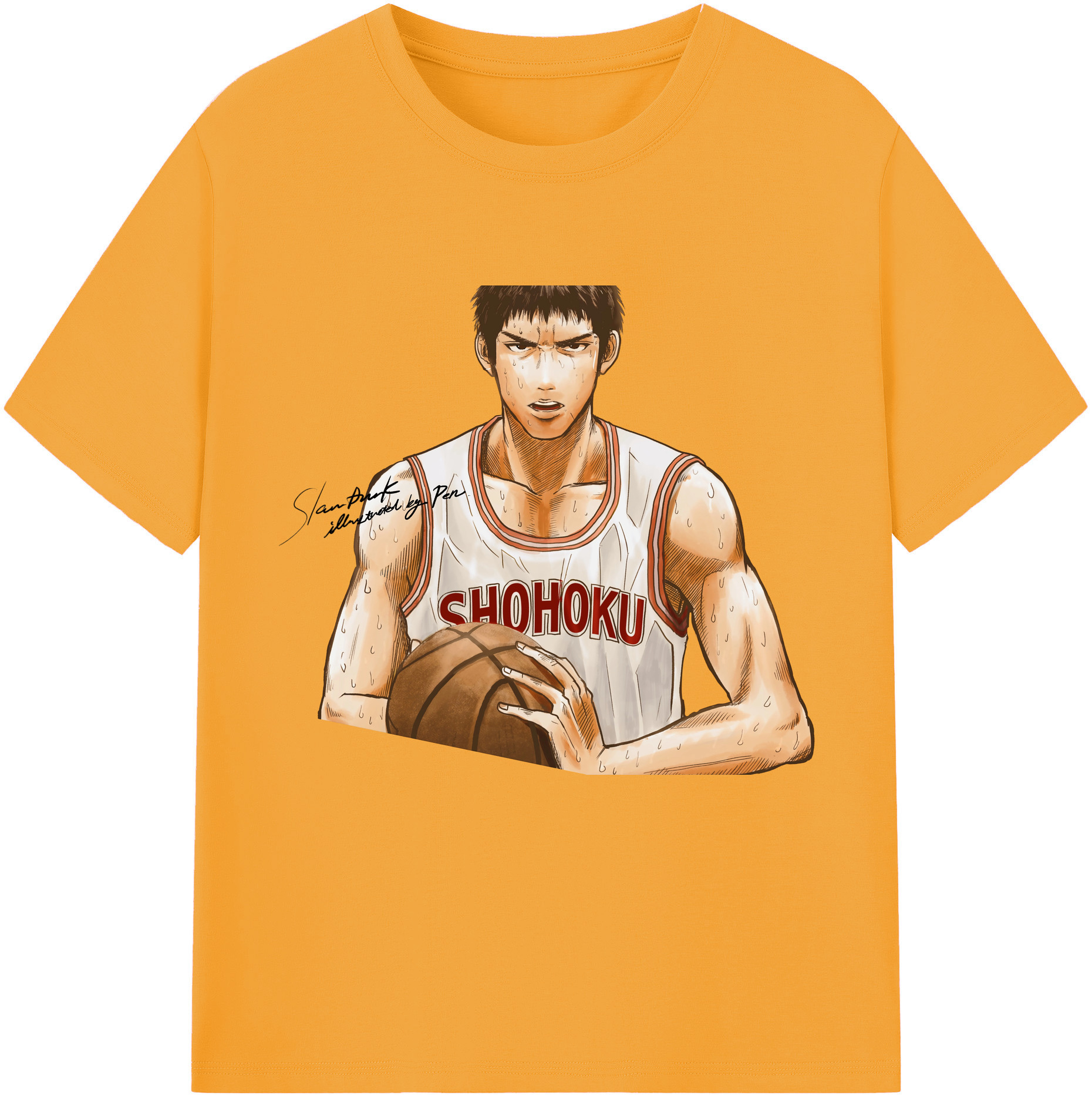 （画像用） SLAM DUNK／スラムダンク レディースカジュアルプリントTシャツ（綿100％）