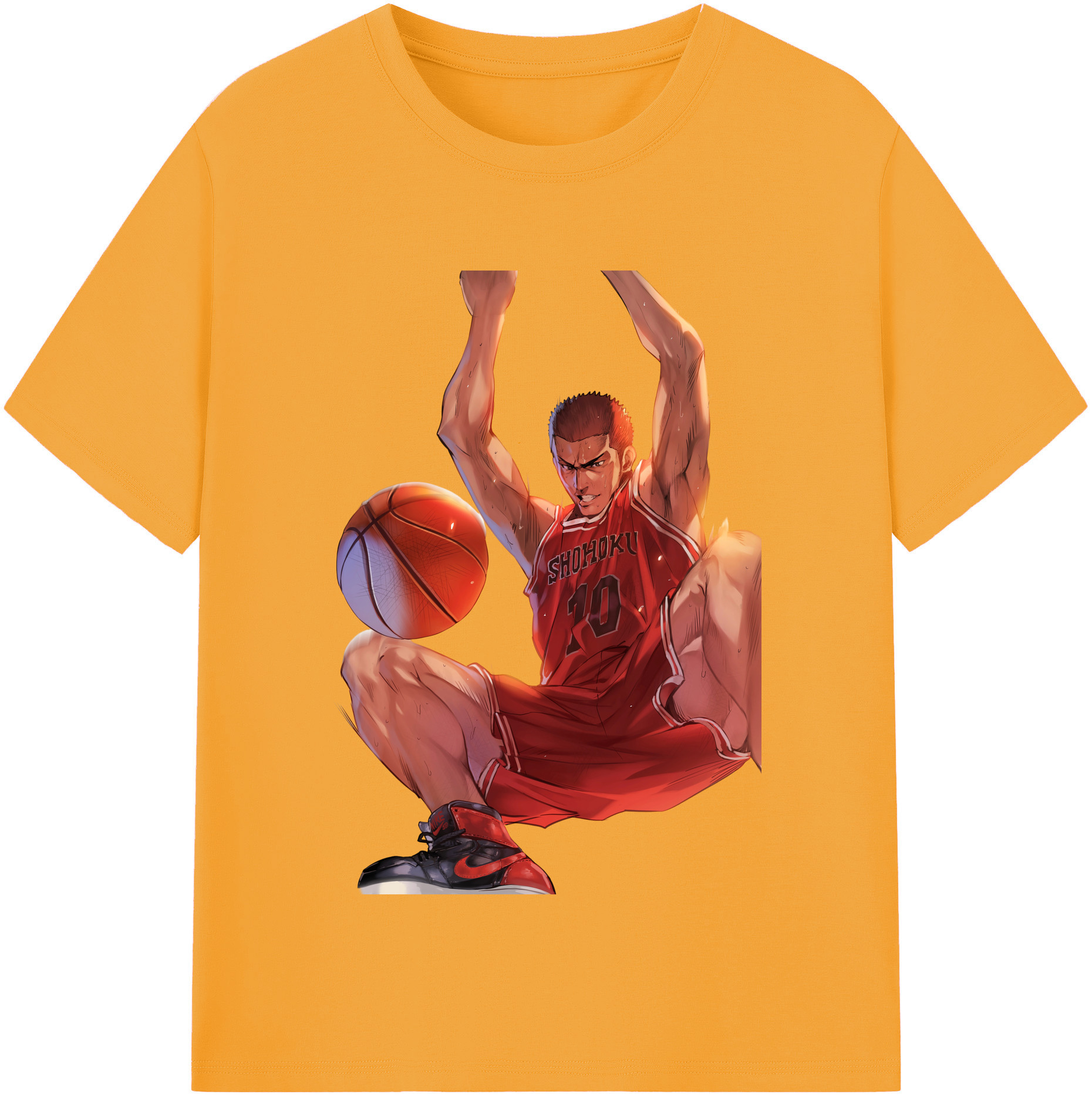 （画像用） SLAM DUNK／スラムダンク レディースカジュアルプリントTシャツ（綿100％）