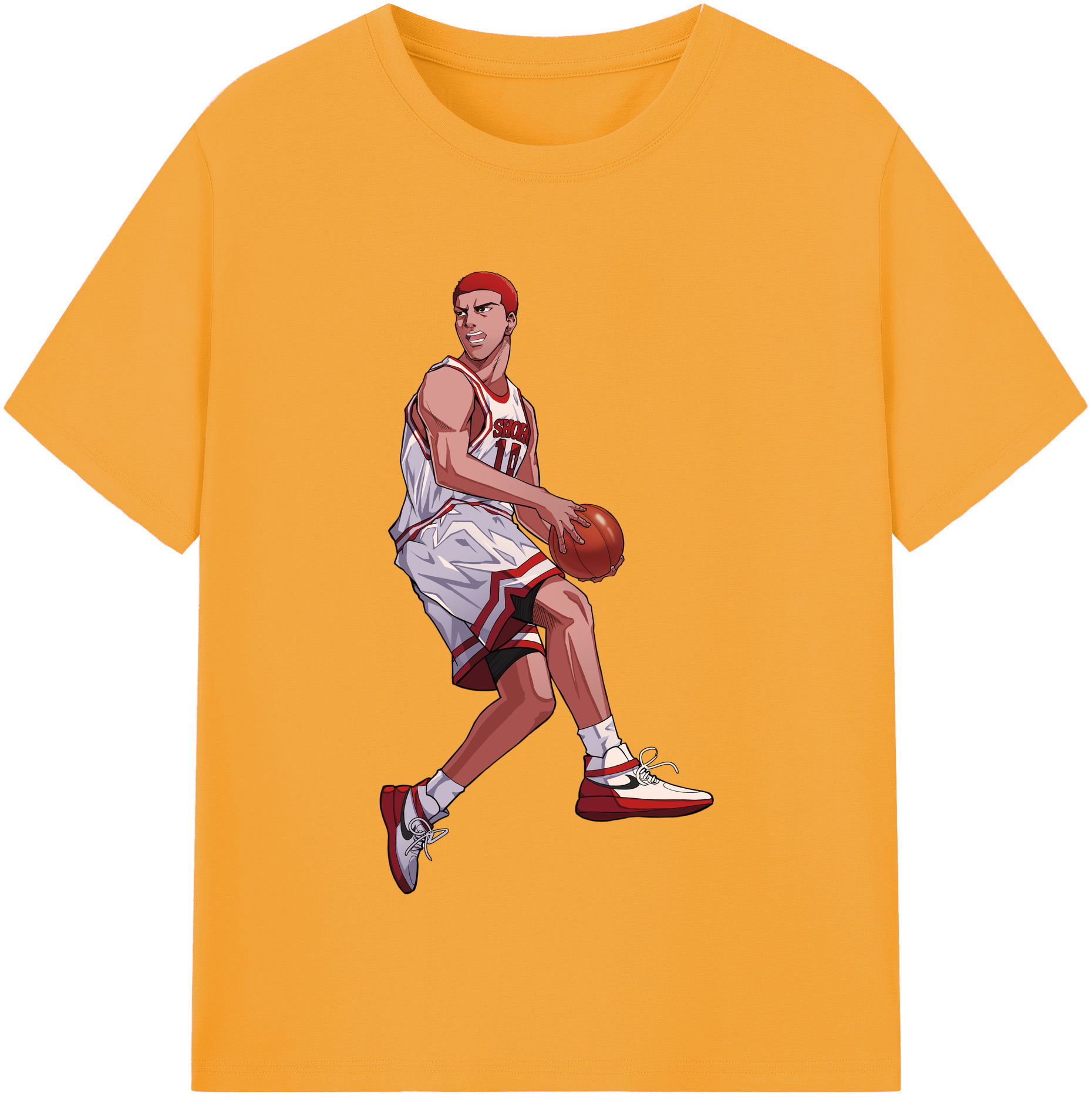 （画像用） SLAM DUNK／スラムダンク レディースカジュアルプリントTシャツ（綿100％）