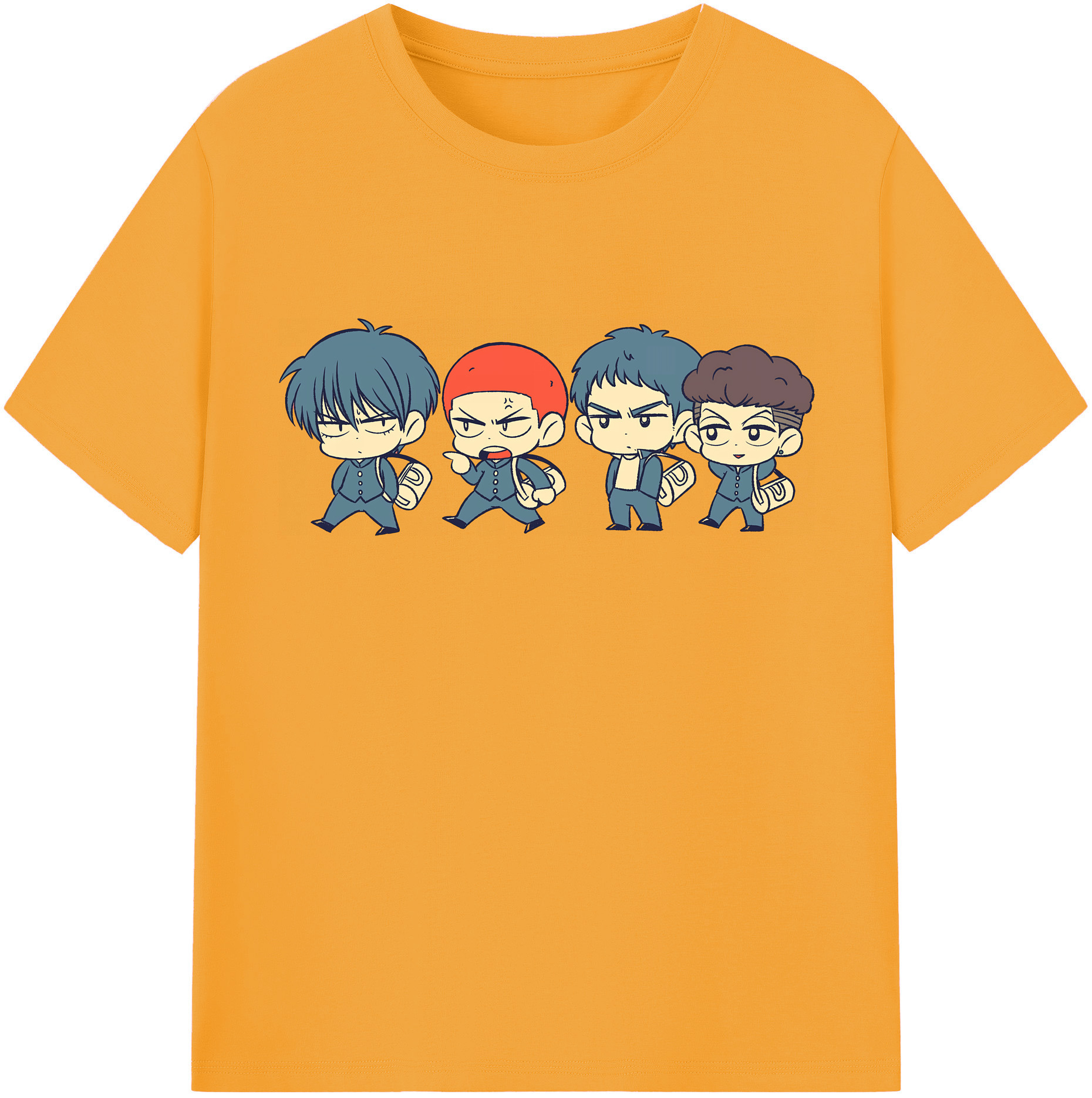 （画像用） SLAM DUNK／スラムダンク レディースカジュアルプリントTシャツ（綿100％）
