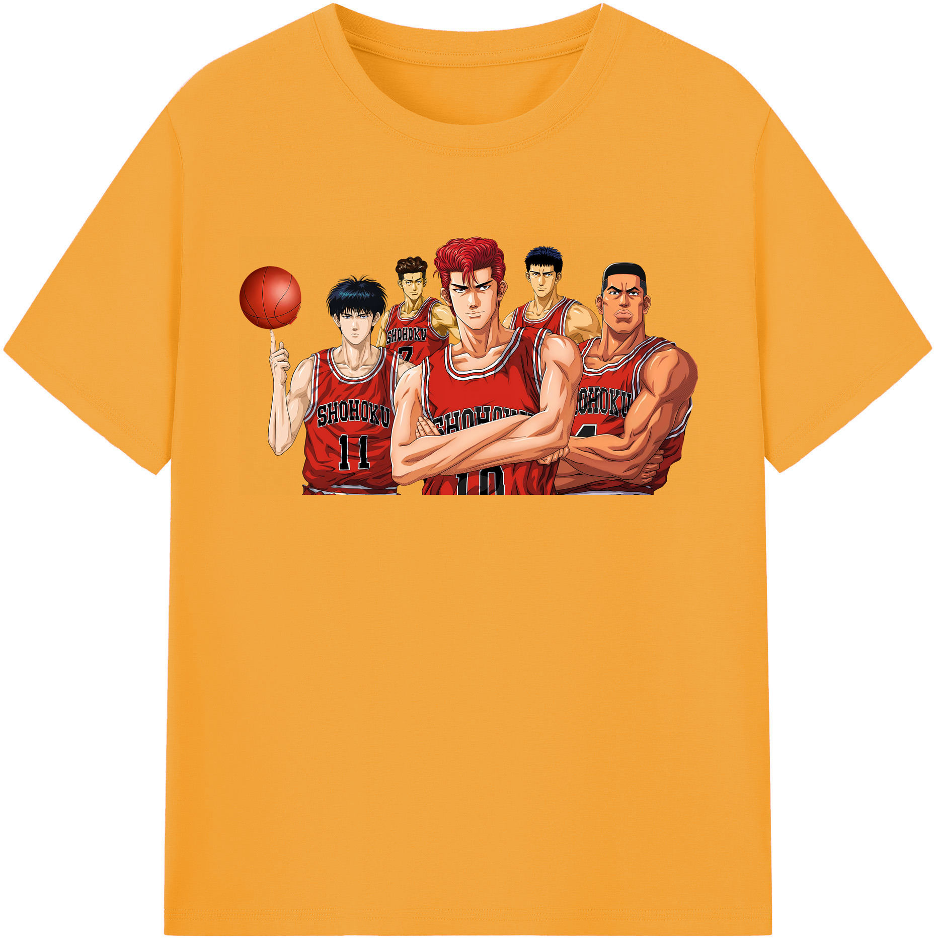 （画像用） SLAM DUNK／スラムダンク レディースカジュアルプリントTシャツ（綿100％）
