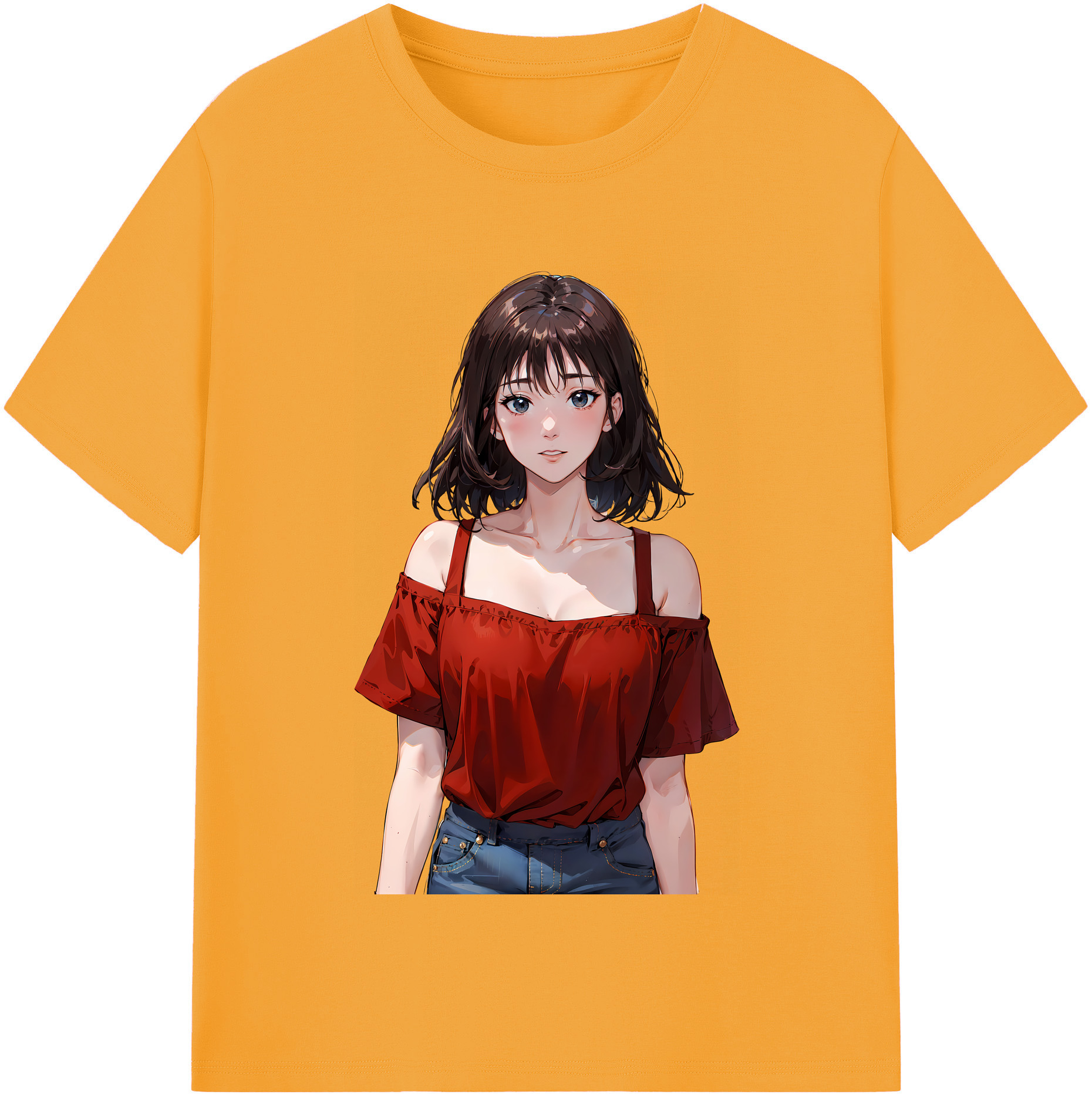 （画像用） SLAM DUNK／スラムダンク レディースカジュアルプリントTシャツ（綿100％）