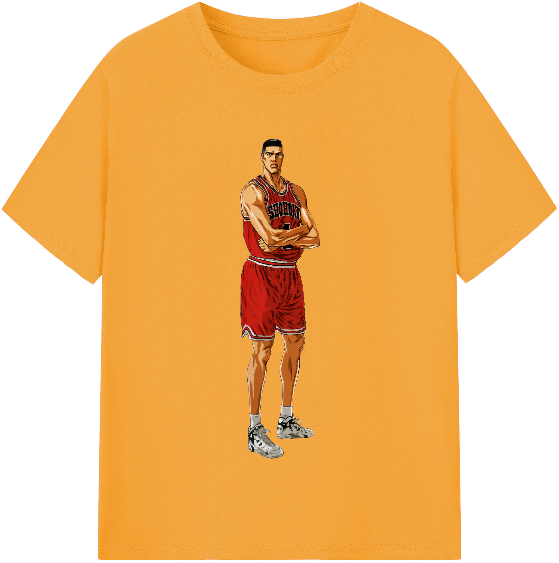 （画像用） SLAM DUNK／スラムダンク レディースカジュアルプリントTシャツ（綿100％）