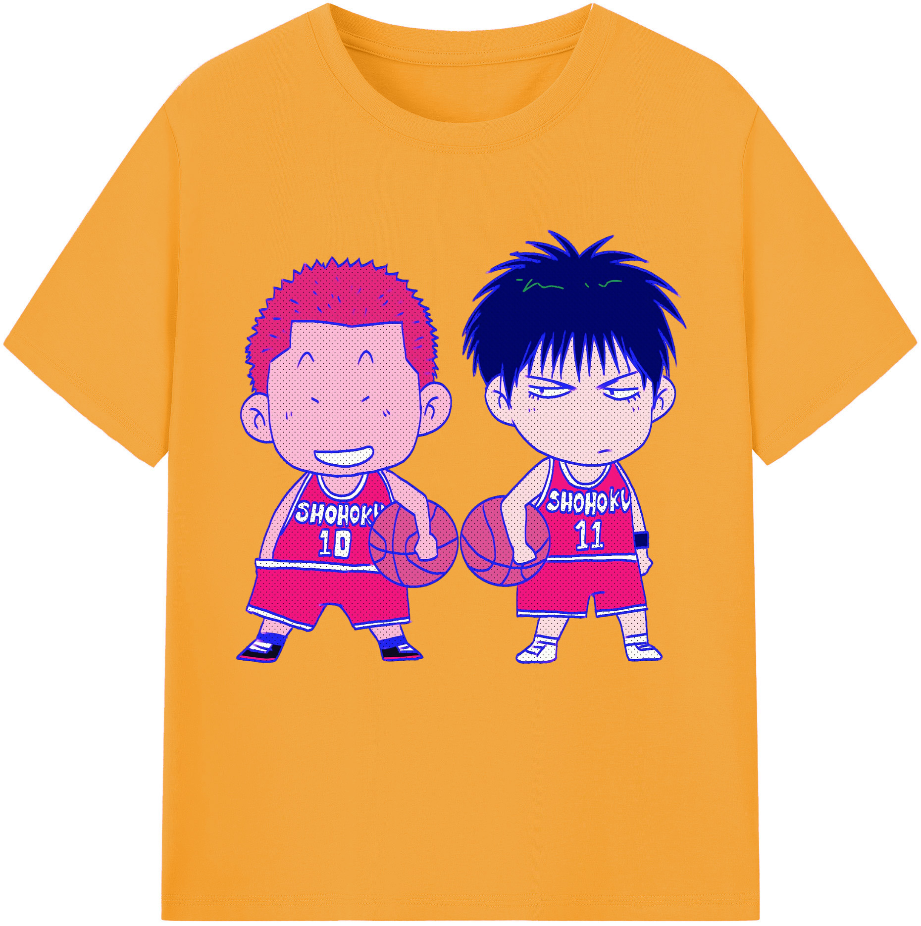 （画像用） SLAM DUNK／スラムダンク レディースカジュアルプリントTシャツ（綿100％）