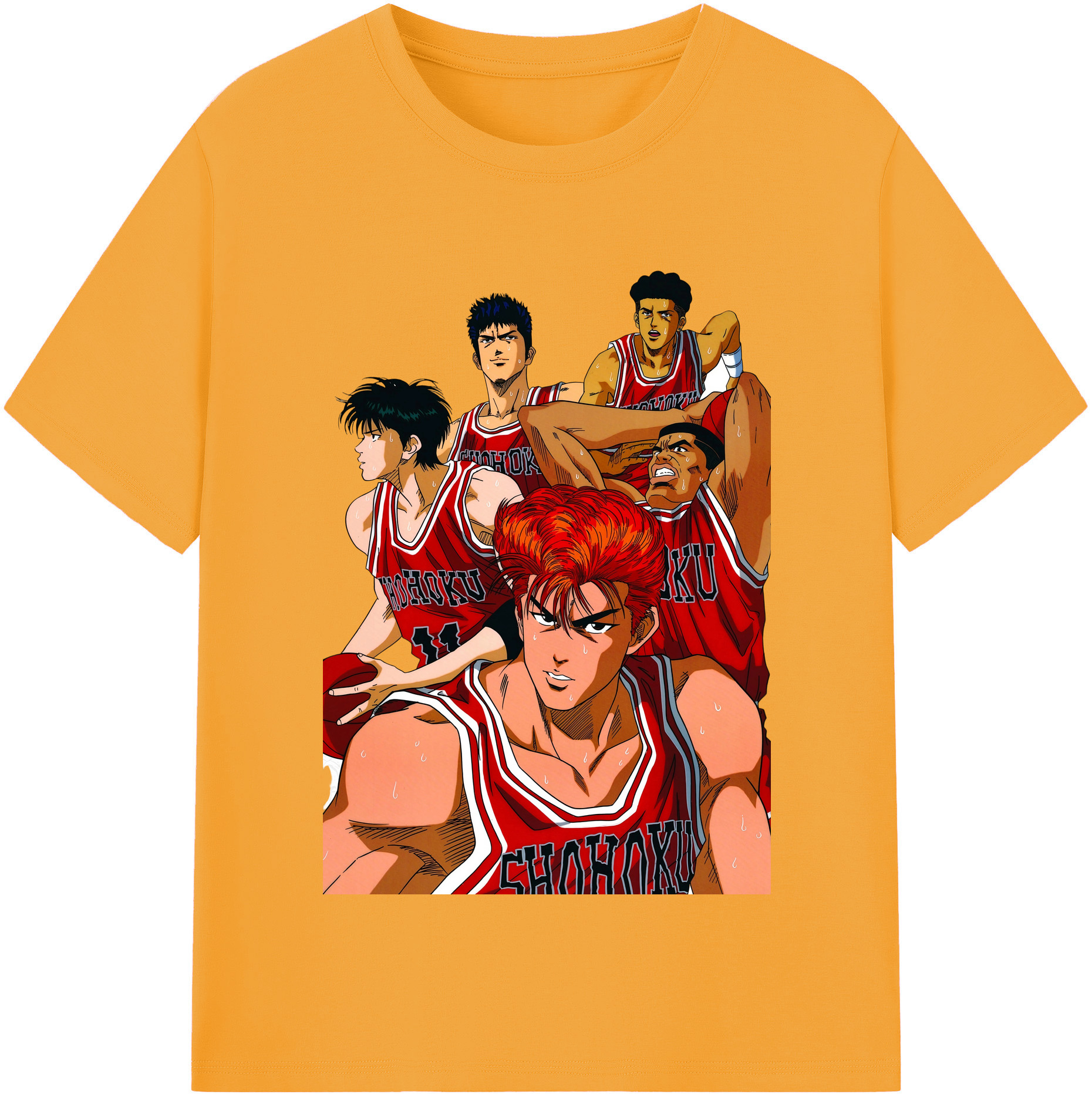 （画像用） SLAM DUNK／スラムダンク レディースカジュアルプリントTシャツ（綿100％）