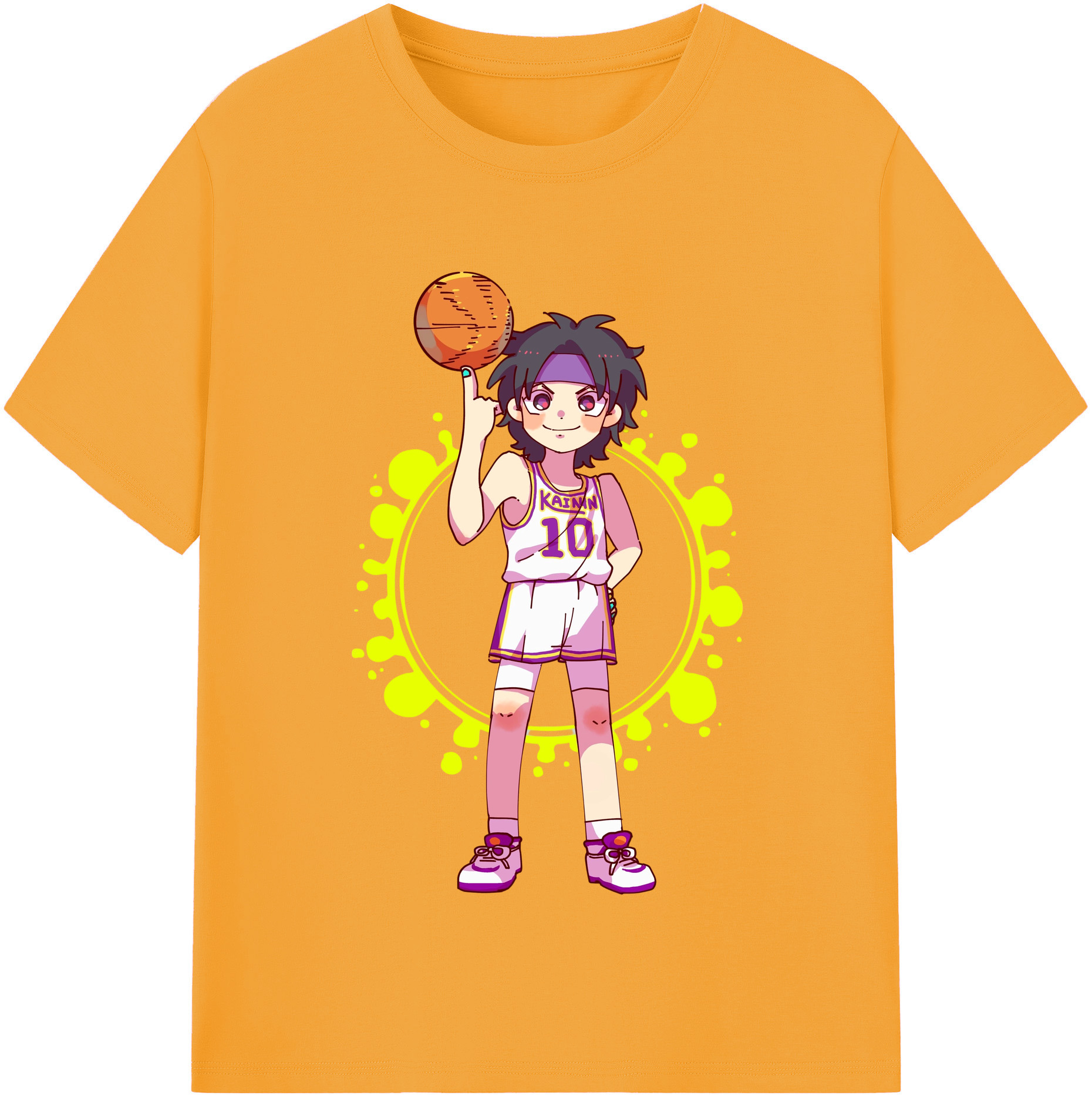 （画像用） SLAM DUNK／スラムダンク レディースカジュアルプリントTシャツ（綿100％）