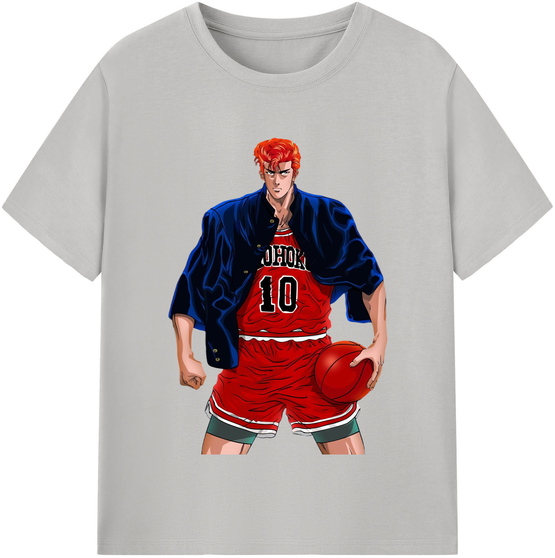 （画像用） SLAM DUNK／スラムダンク レディースカジュアルプリントTシャツ（綿100％）