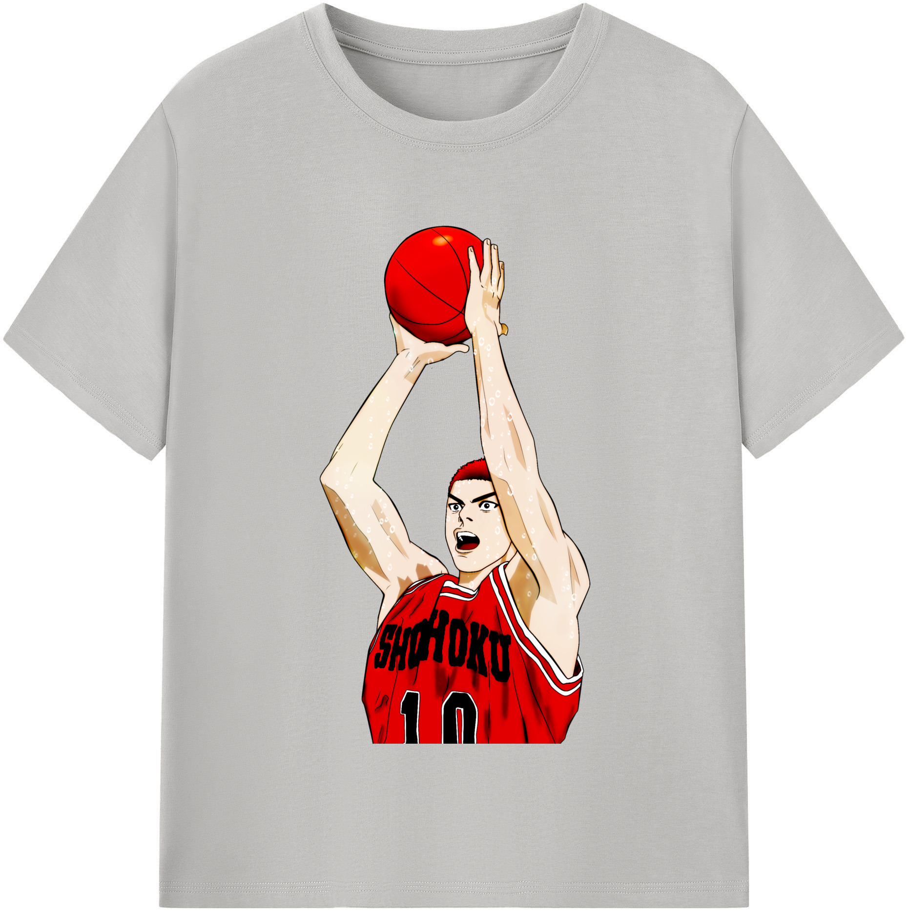 （画像用） SLAM DUNK／スラムダンク レディースカジュアルプリントTシャツ（綿100％）