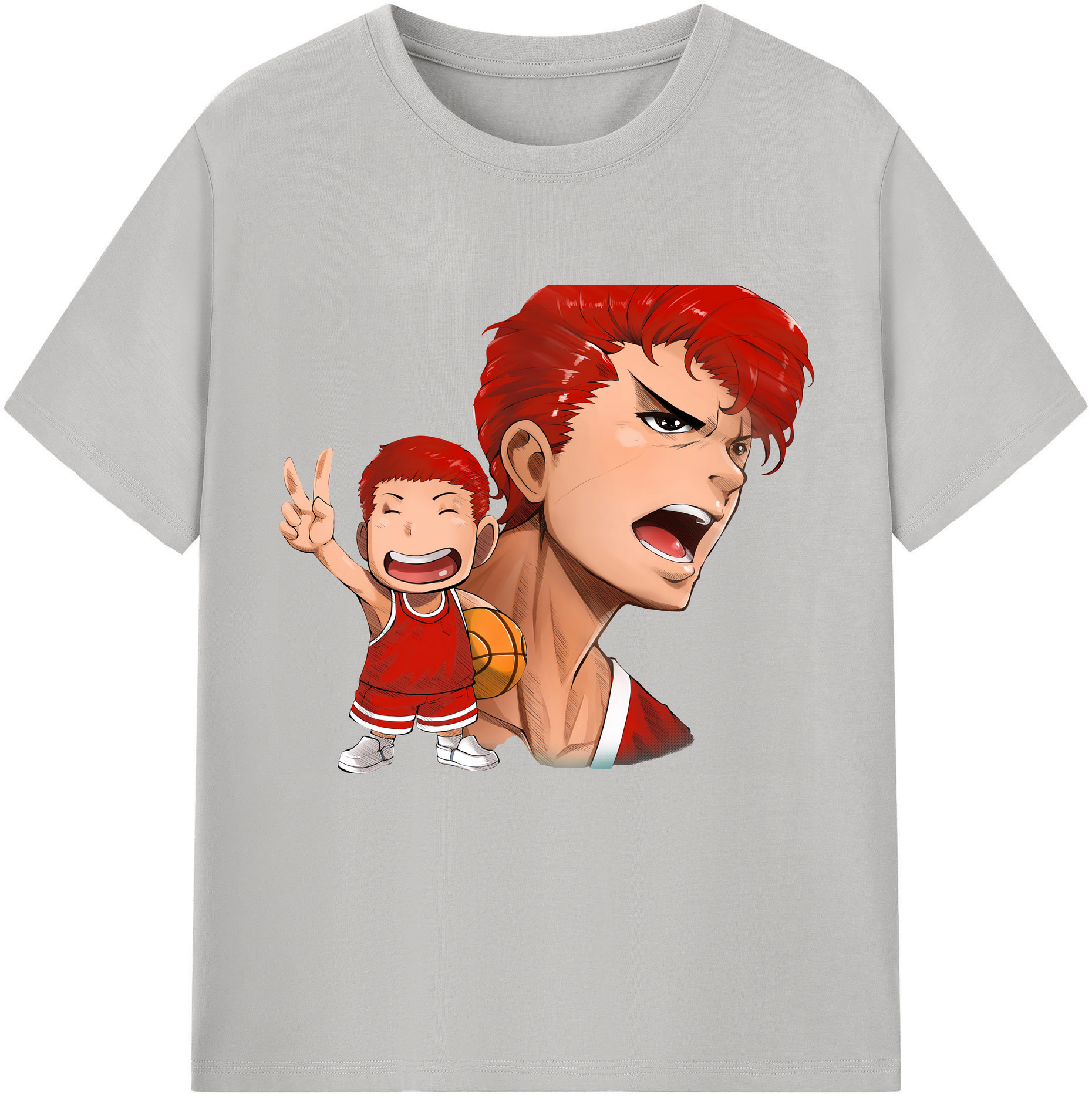 （画像用） SLAM DUNK／スラムダンク レディースカジュアルプリントTシャツ（綿100％）