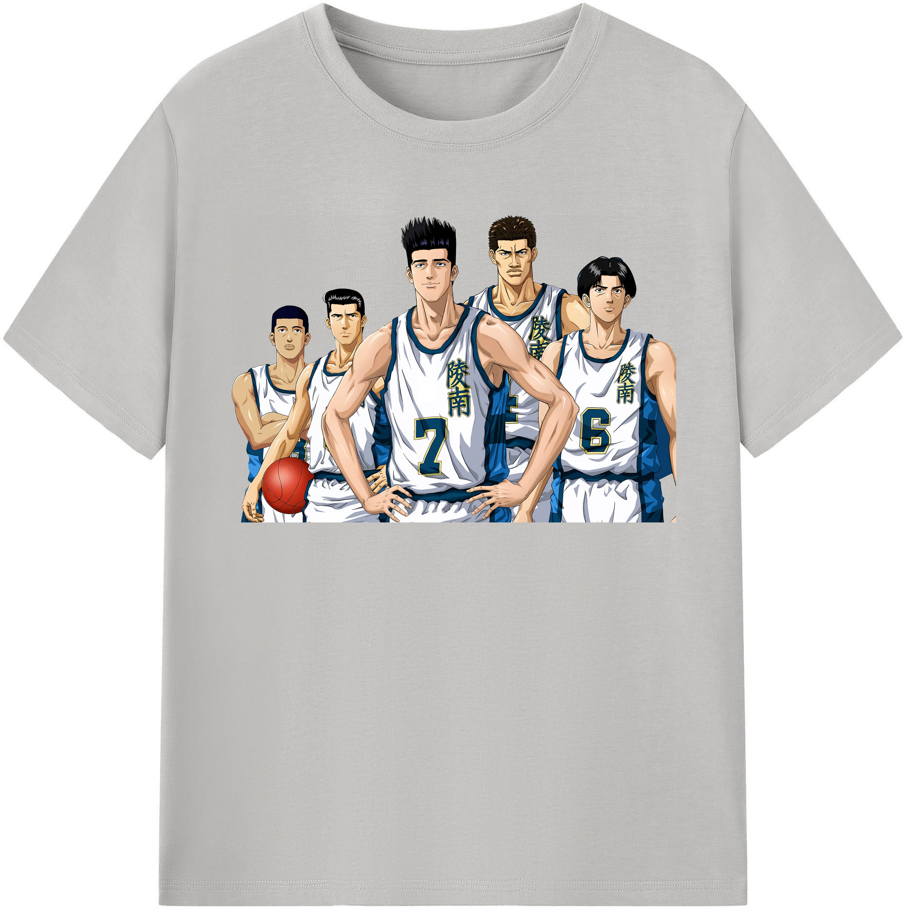 （画像用） SLAM DUNK／スラムダンク レディースカジュアルプリントTシャツ（綿100％）