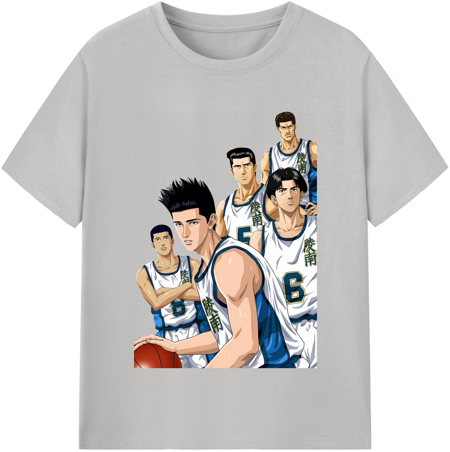 （画像用） SLAM DUNK／スラムダンク レディースカジュアルプリントTシャツ（綿100％）