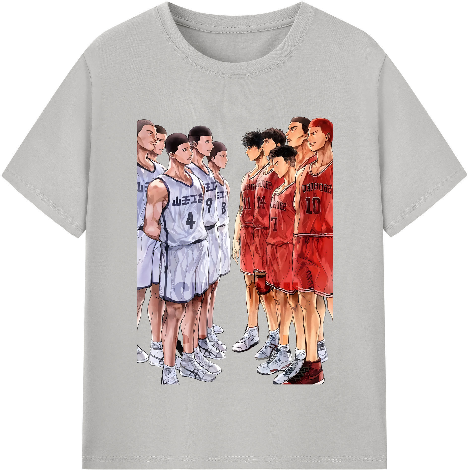 （画像用） SLAM DUNK／スラムダンク レディースカジュアルプリントTシャツ（綿100％）