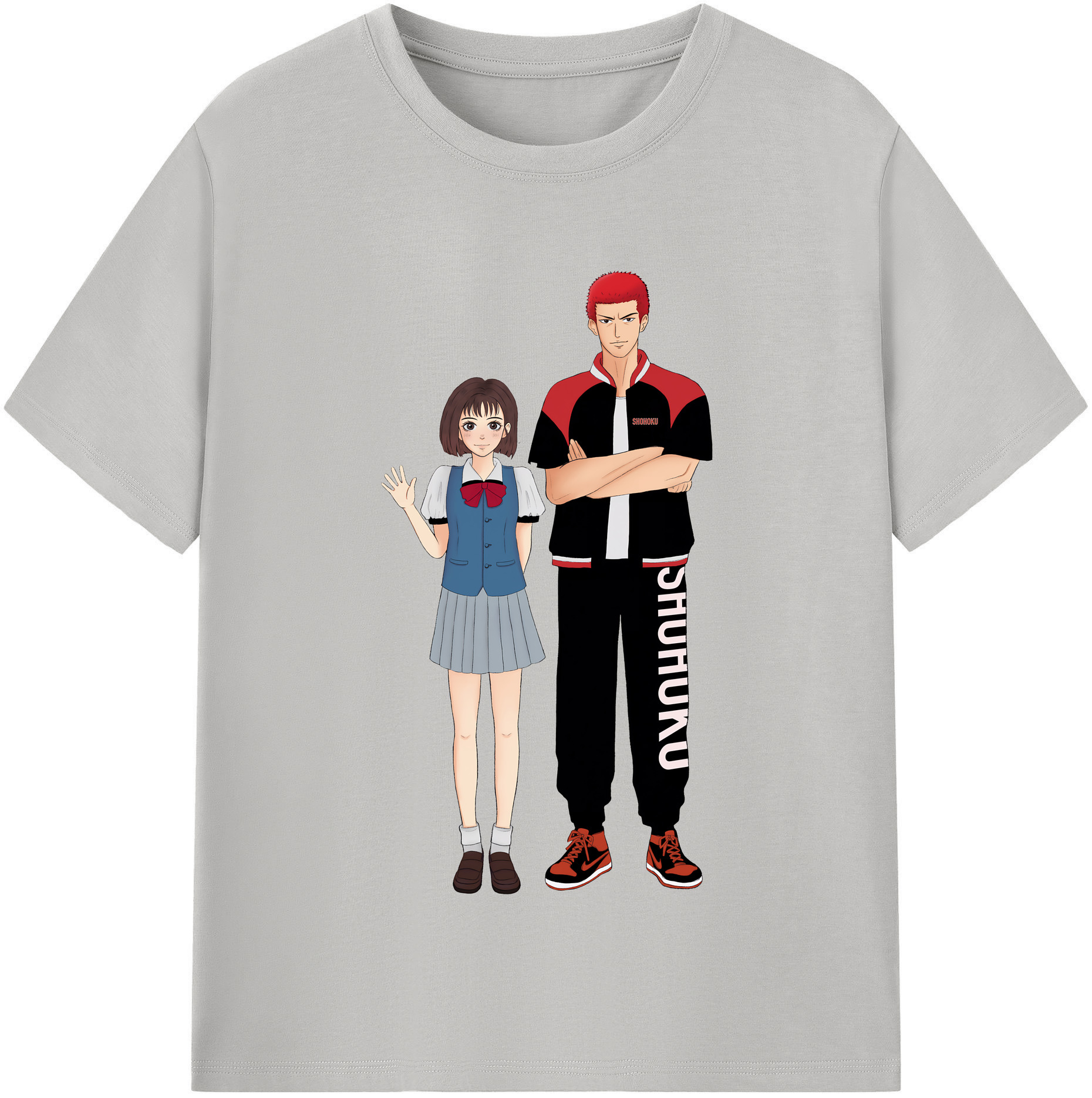 （画像用） SLAM DUNK／スラムダンク レディースカジュアルプリントTシャツ（綿100％）