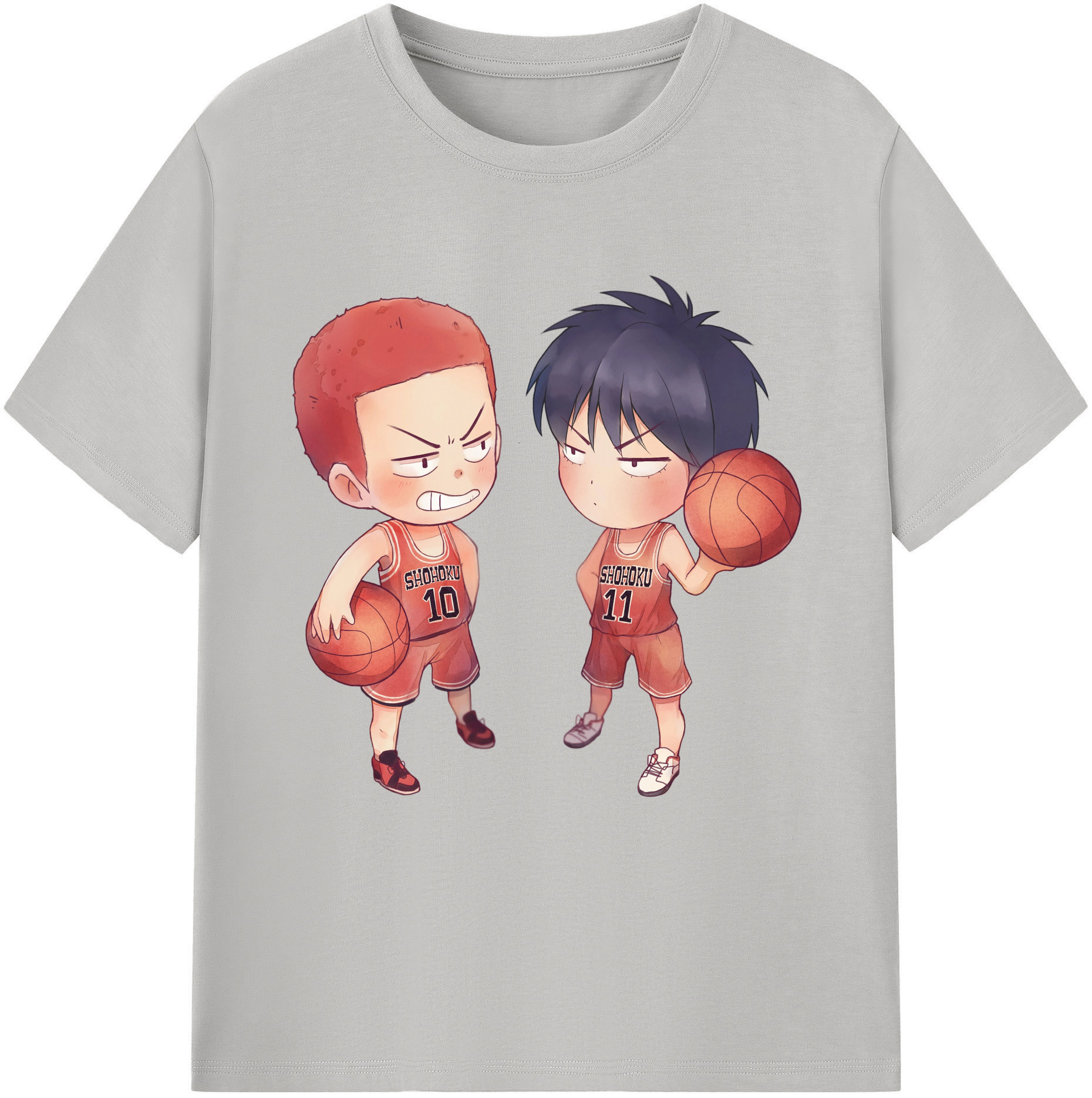 （画像用） SLAM DUNK／スラムダンク レディースカジュアルプリントTシャツ（綿100％）