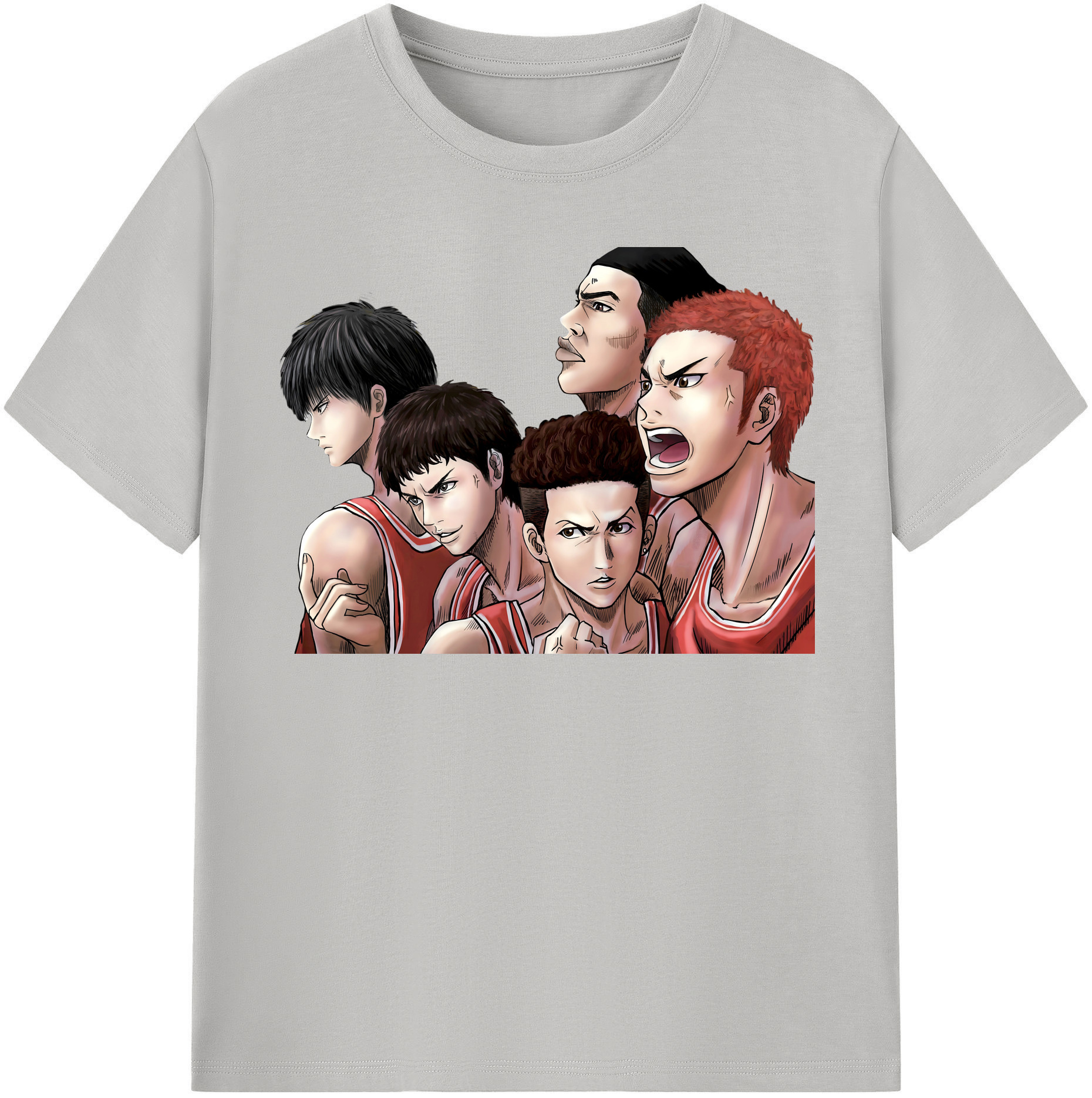 （画像用） SLAM DUNK／スラムダンク レディースカジュアルプリントTシャツ（綿100％）