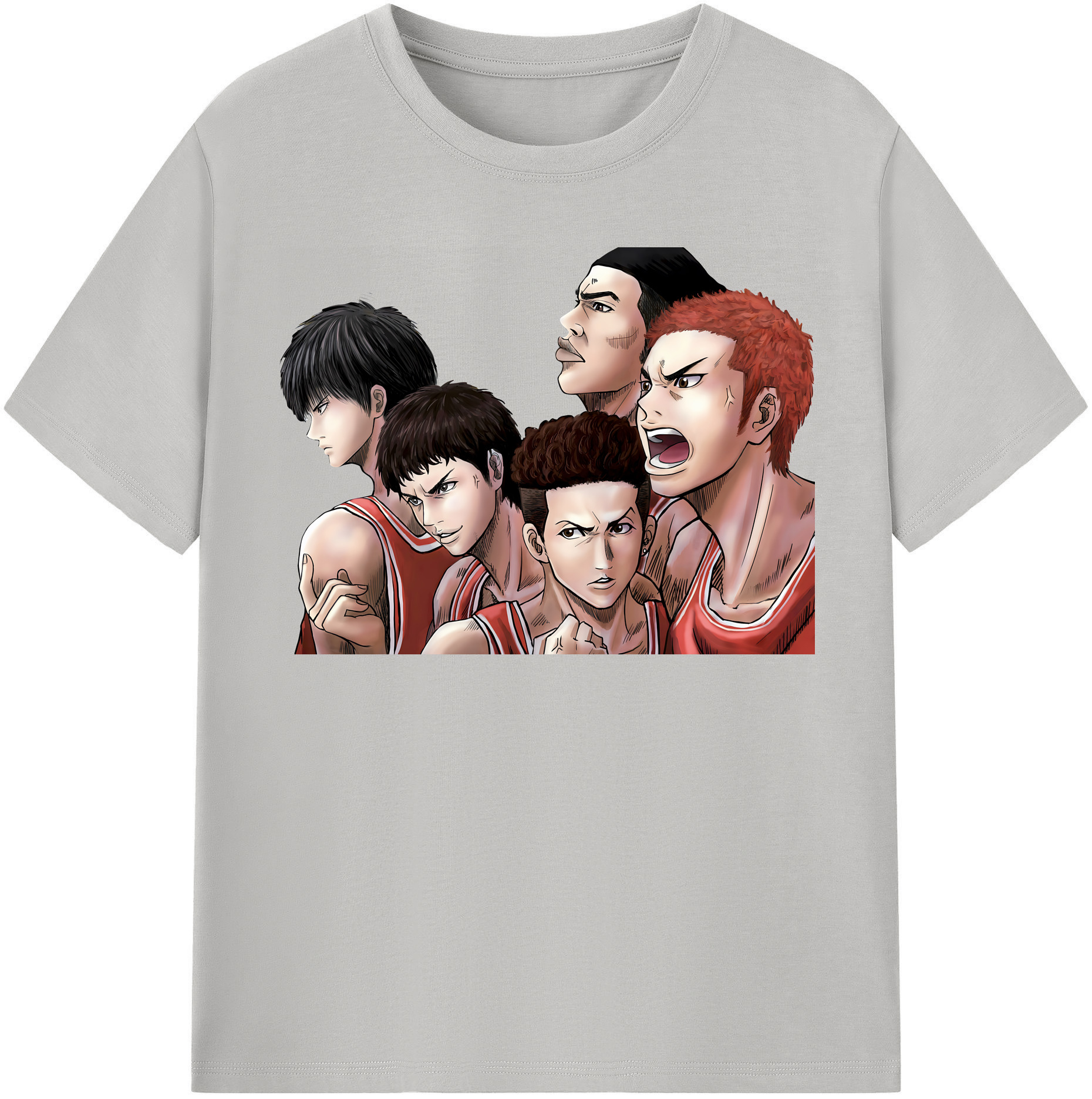 （画像用） SLAM DUNK／スラムダンク レディースカジュアルプリントTシャツ（綿100％）