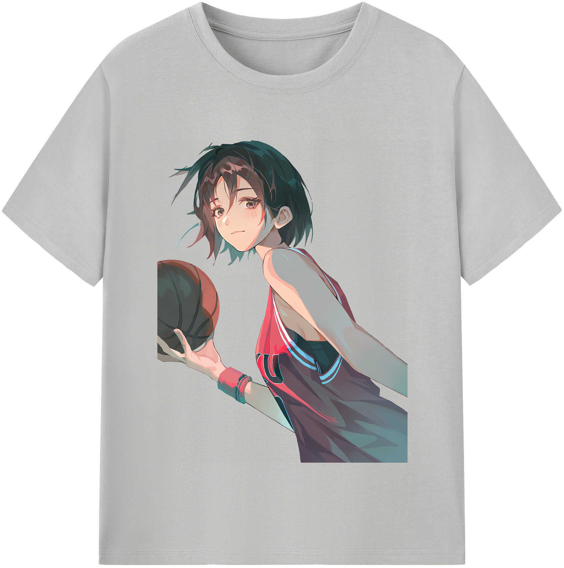 （画像用） SLAM DUNK／スラムダンク レディースカジュアルプリントTシャツ（綿100％）