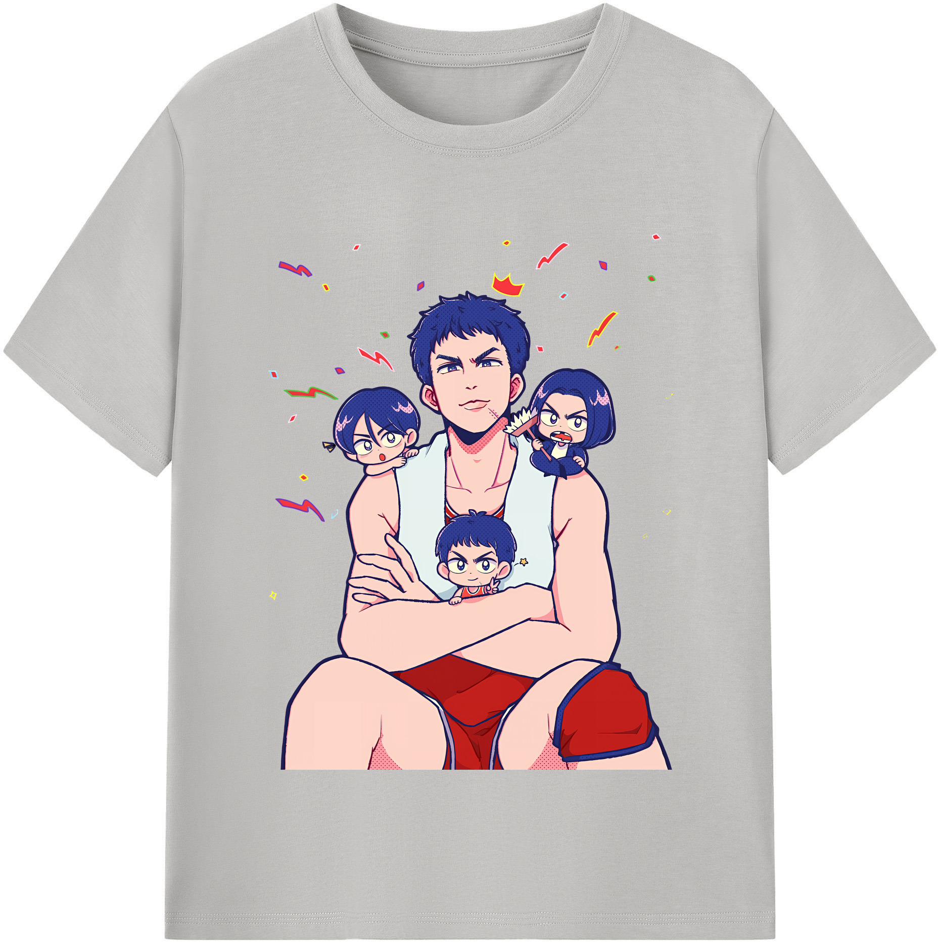 （画像用） SLAM DUNK／スラムダンク レディースカジュアルプリントTシャツ（綿100％）