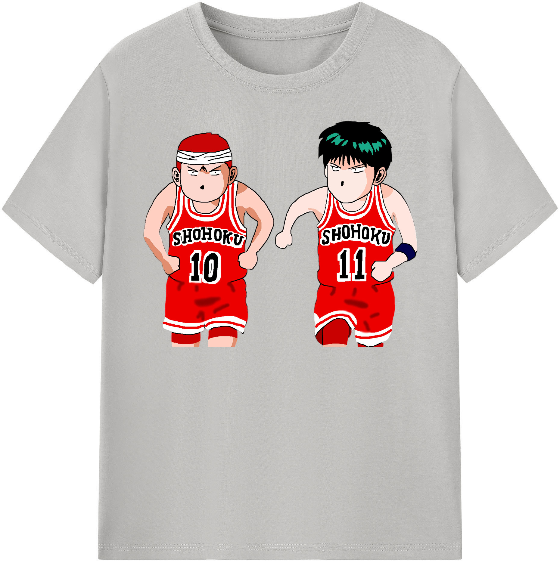 （画像用） SLAM DUNK／スラムダンク レディースカジュアルプリントTシャツ（綿100％）