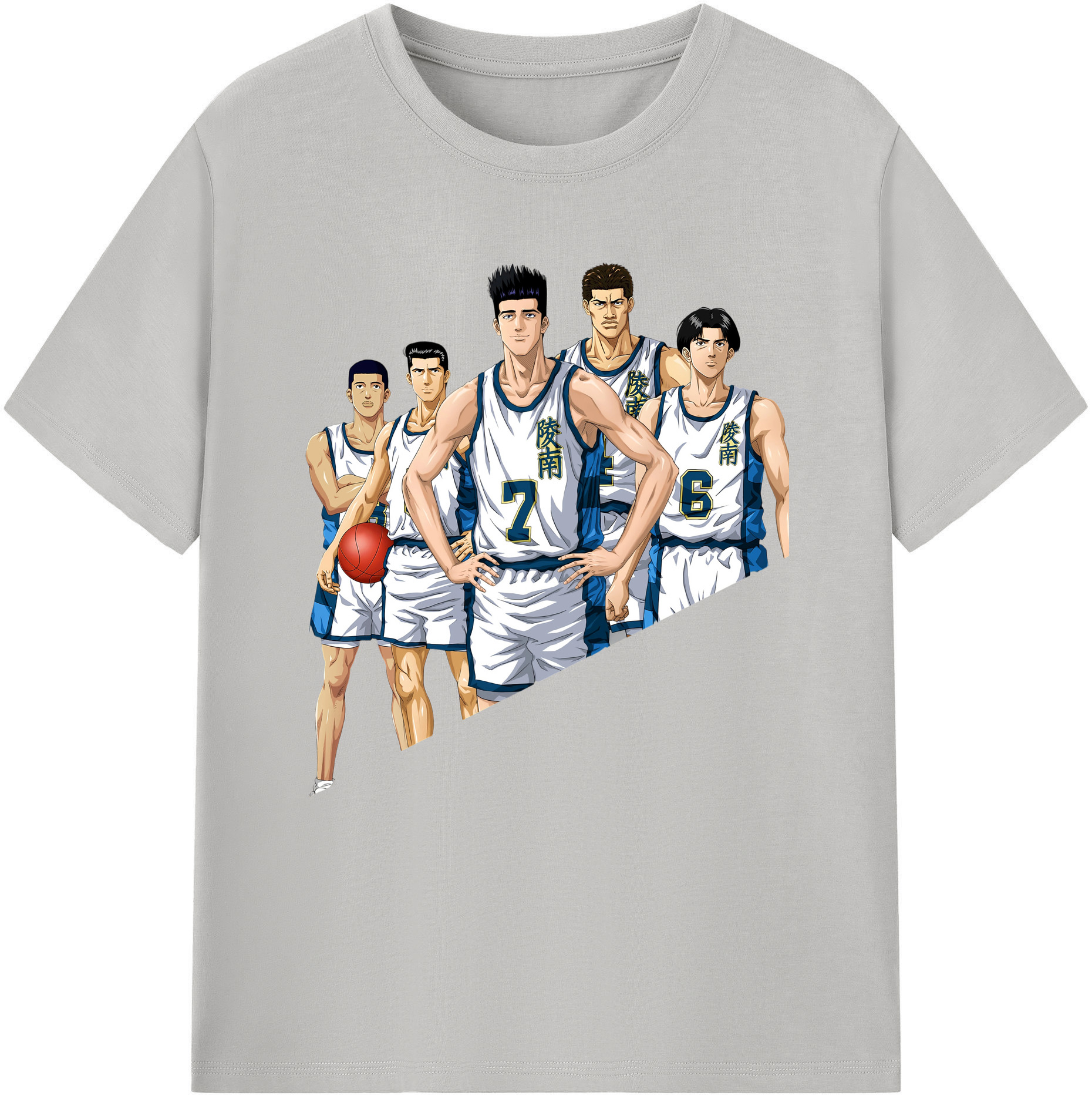 （画像用） SLAM DUNK／スラムダンク レディースカジュアルプリントTシャツ（綿100％）