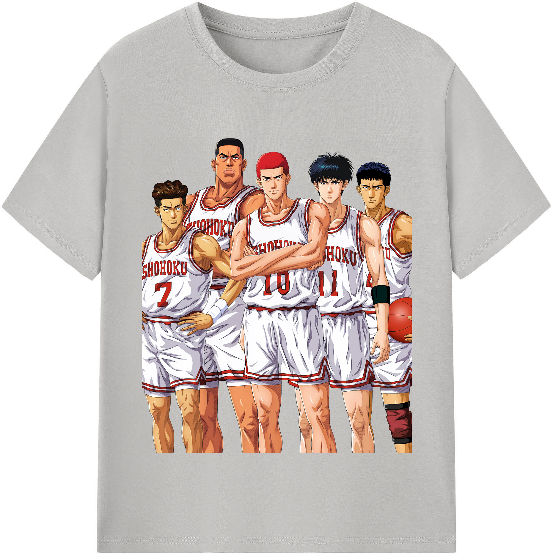（画像用） SLAM DUNK／スラムダンク レディースカジュアルプリントTシャツ（綿100％）