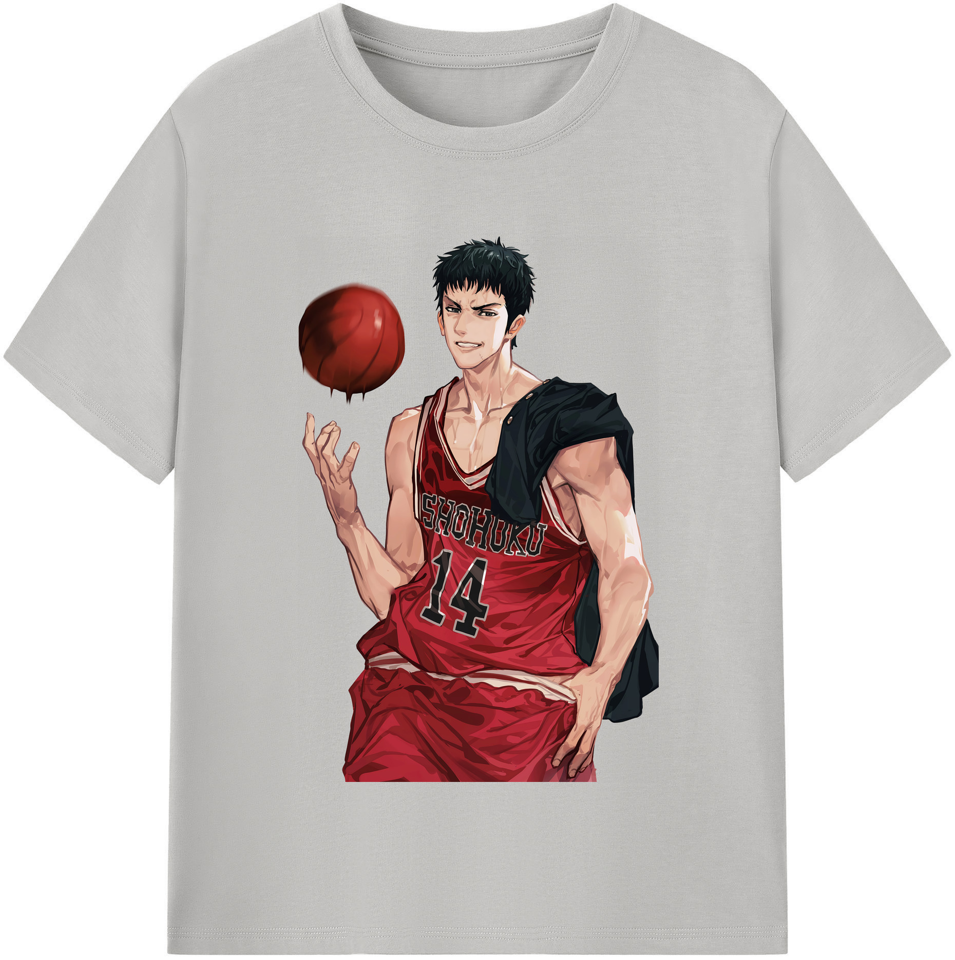 （画像用） SLAM DUNK／スラムダンク レディースカジュアルプリントTシャツ（綿100％）