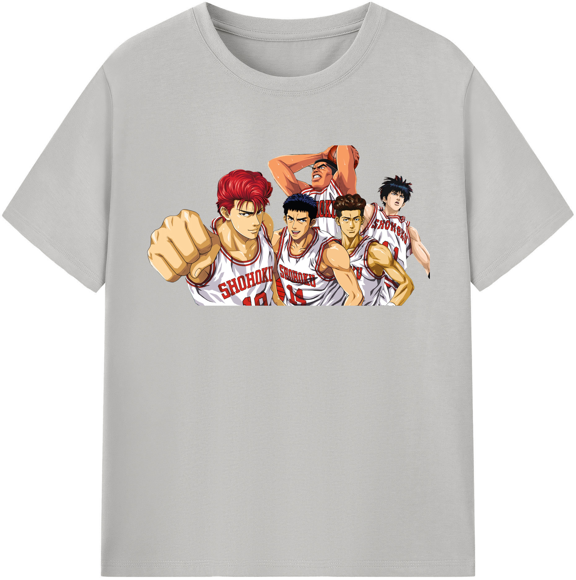 （画像用） SLAM DUNK／スラムダンク レディースカジュアルプリントTシャツ（綿100％）