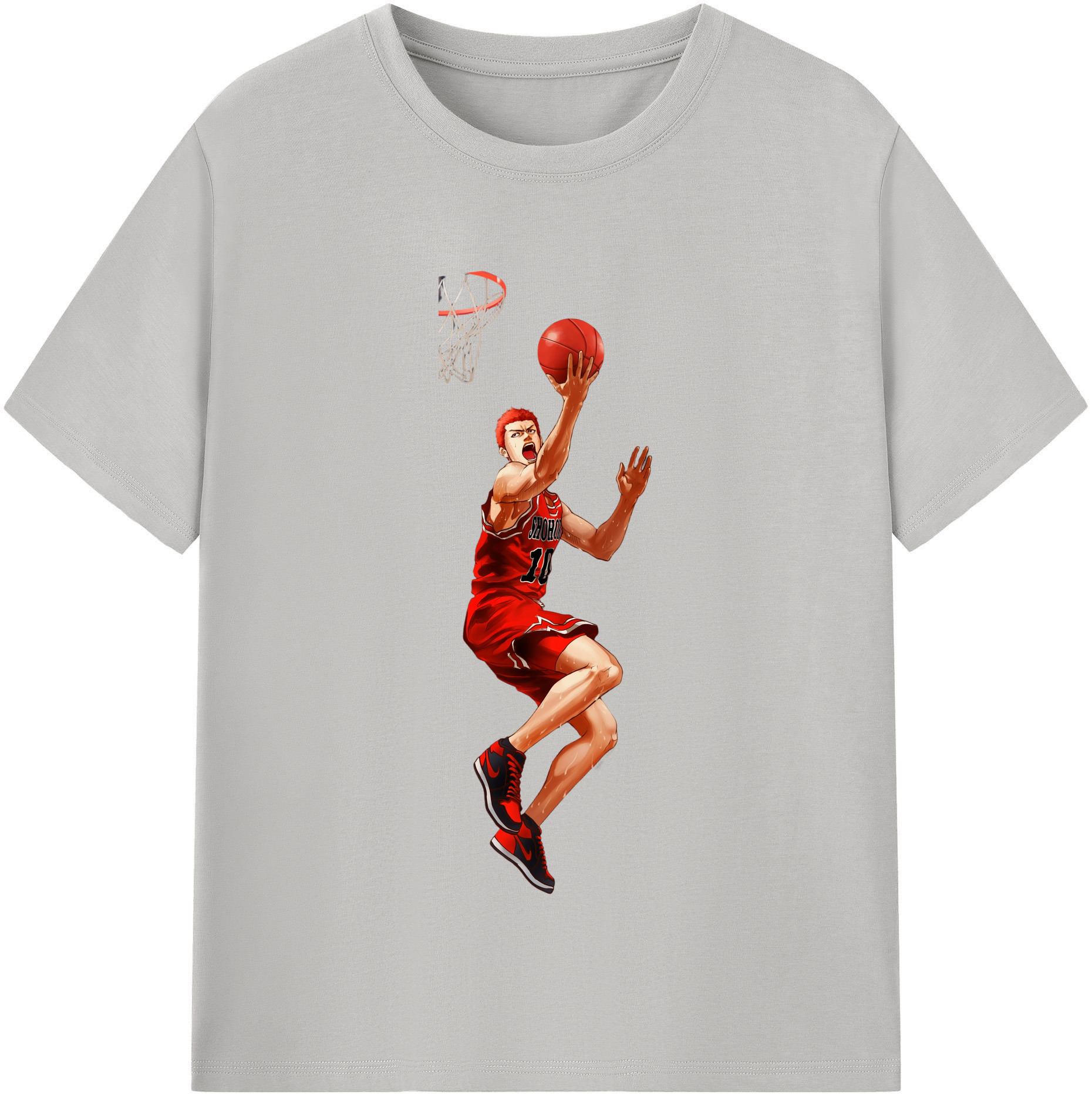 （画像用） SLAM DUNK／スラムダンク レディースカジュアルプリントTシャツ（綿100％）