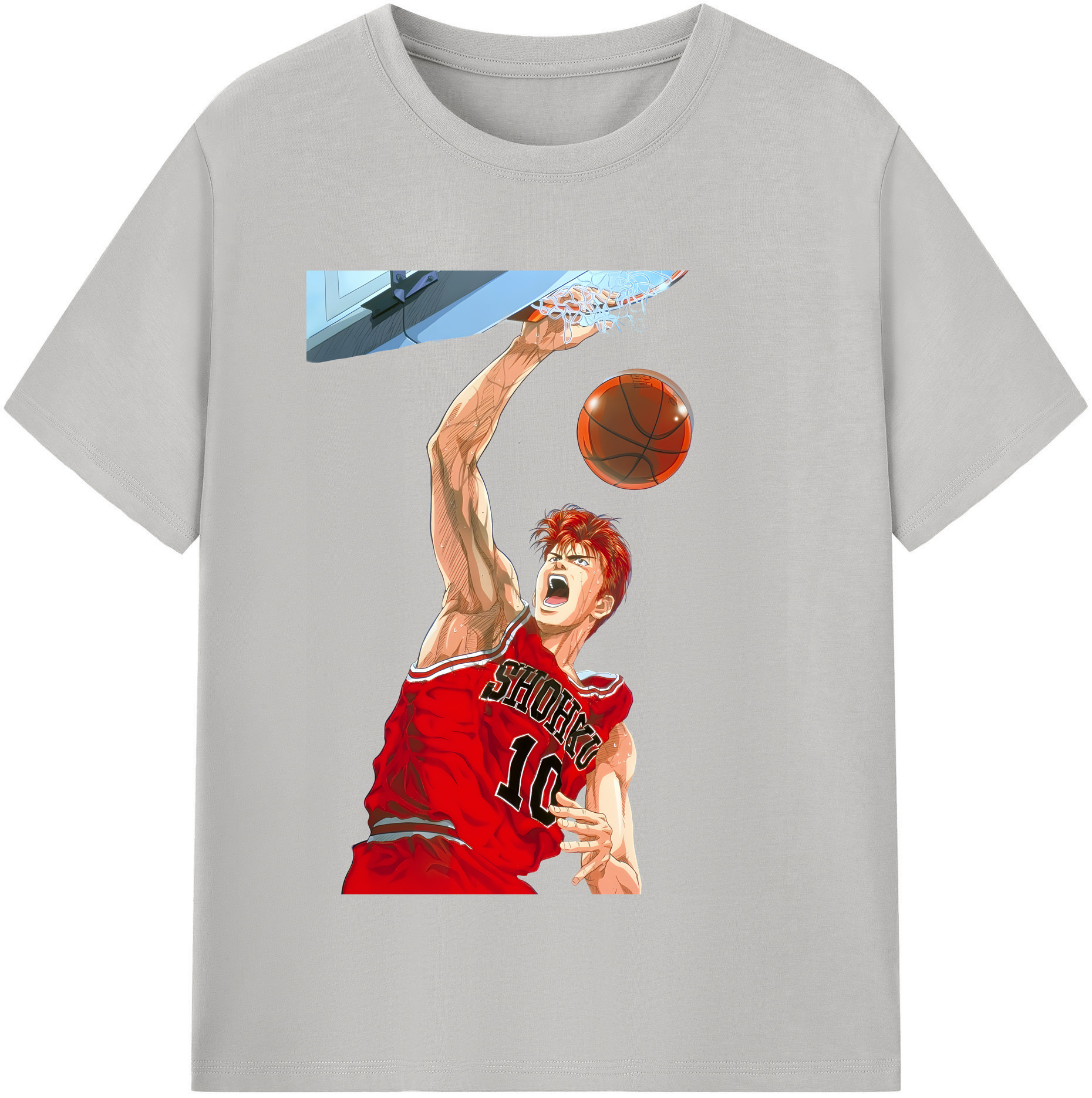 （画像用） SLAM DUNK／スラムダンク レディースカジュアルプリントTシャツ（綿100％）