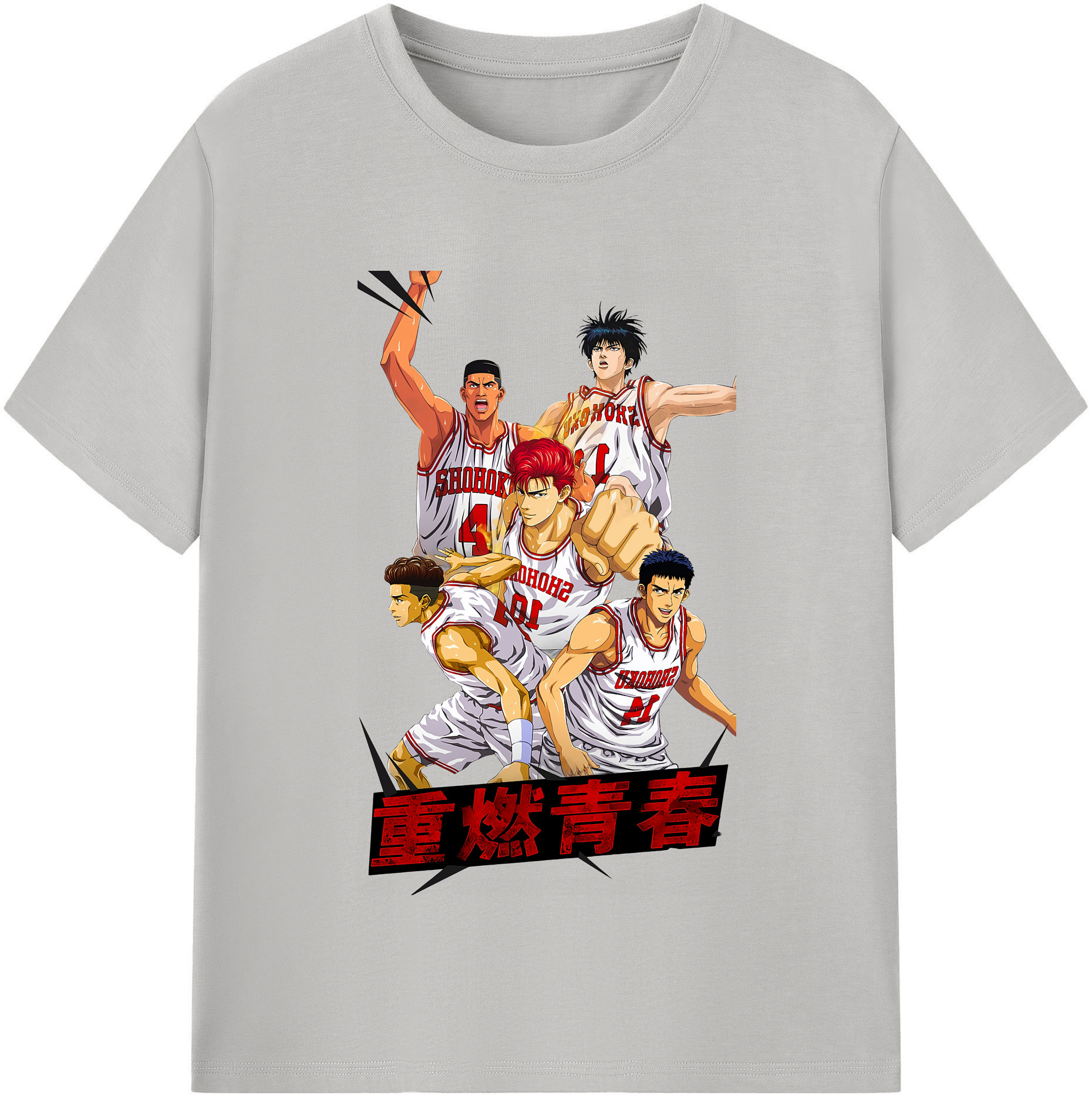 （画像用） SLAM DUNK／スラムダンク レディースカジュアルプリントTシャツ（綿100％）
