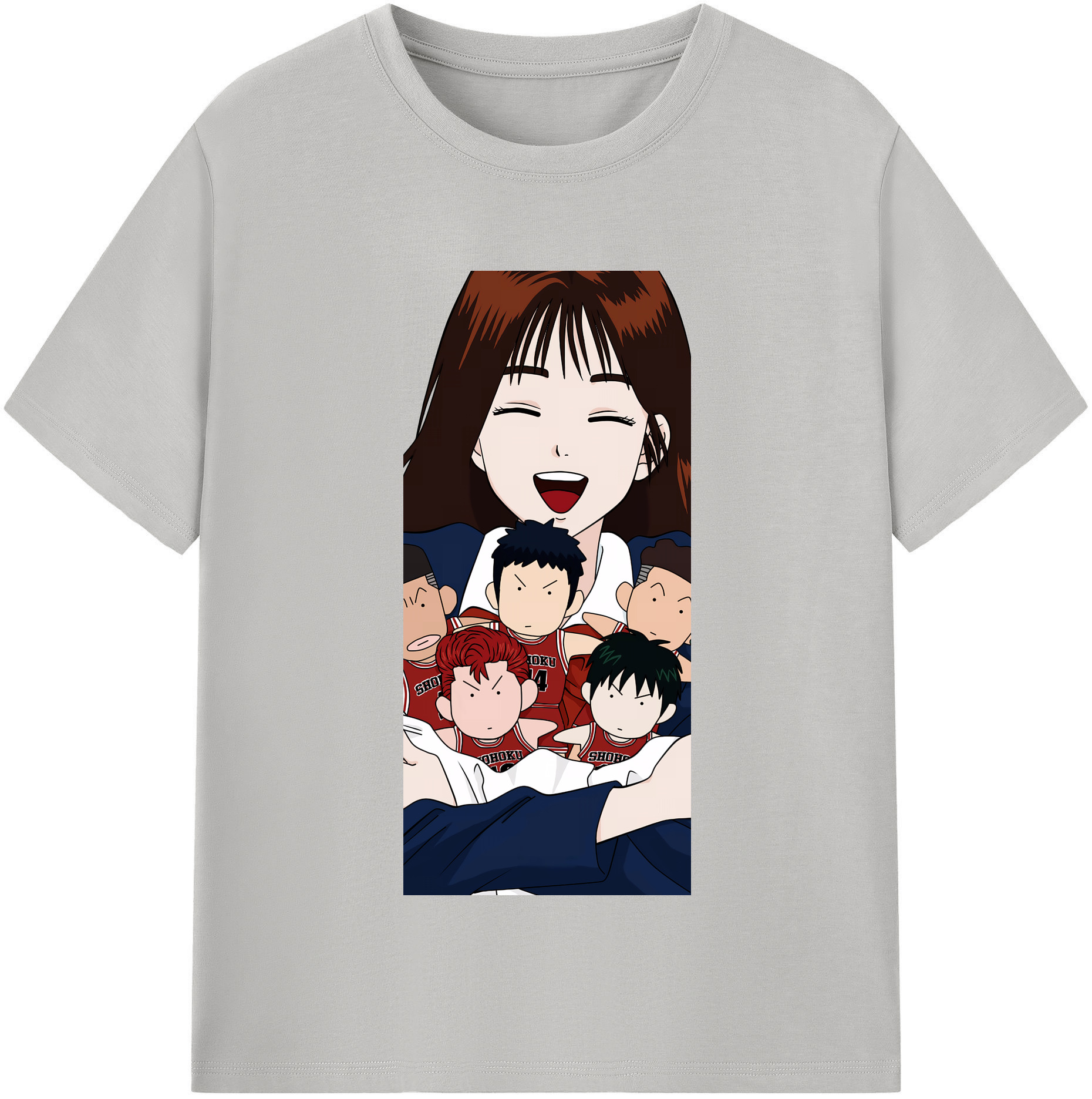 （画像用） SLAM DUNK／スラムダンク レディースカジュアルプリントTシャツ（綿100％）