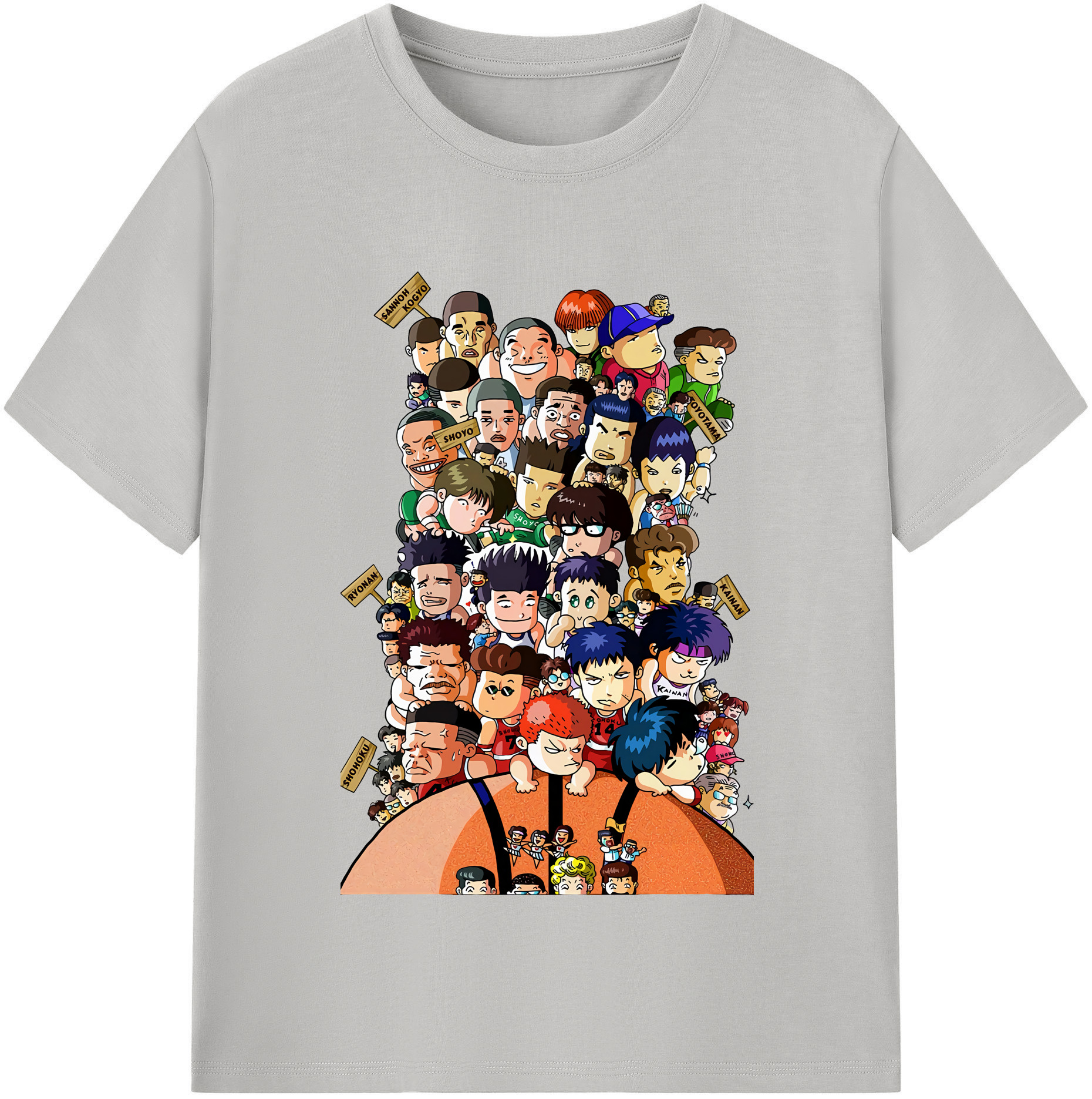 （画像用） SLAM DUNK／スラムダンク レディースカジュアルプリントTシャツ（綿100％）