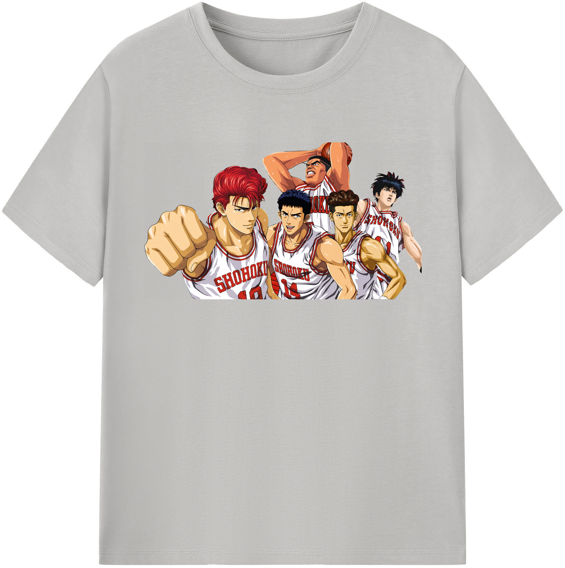 （画像用） SLAM DUNK／スラムダンク レディースカジュアルプリントTシャツ（綿100％）