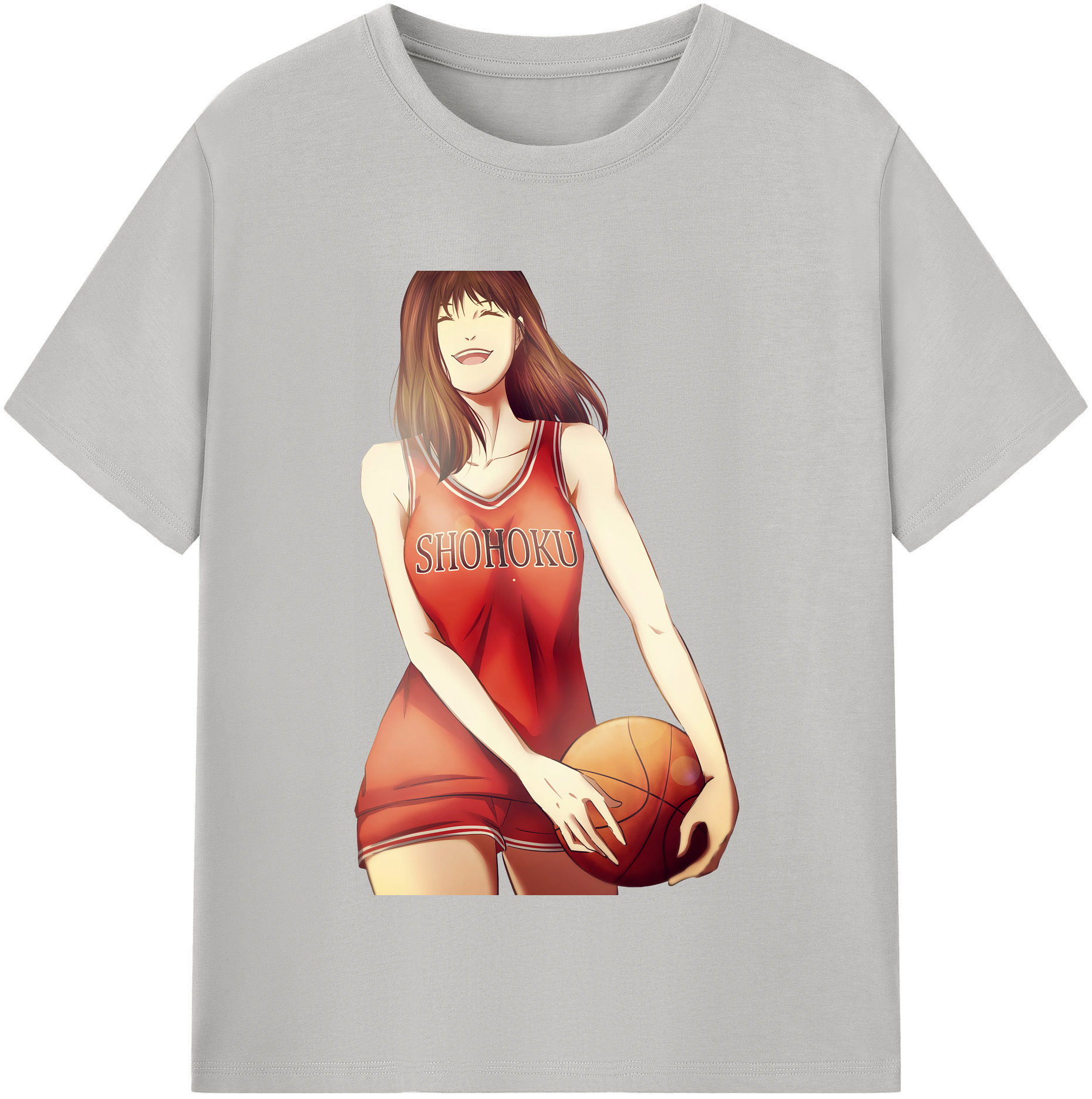 （画像用） SLAM DUNK／スラムダンク レディースカジュアルプリントTシャツ（綿100％）