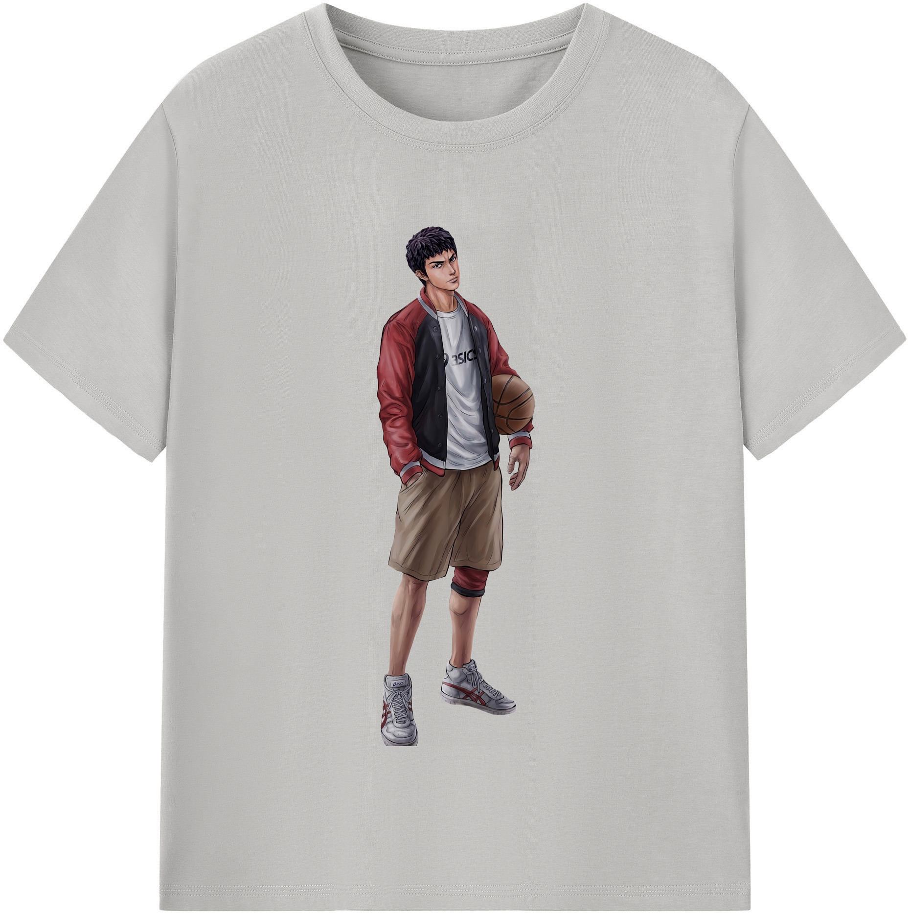 （画像用） SLAM DUNK／スラムダンク レディースカジュアルプリントTシャツ（綿100％）