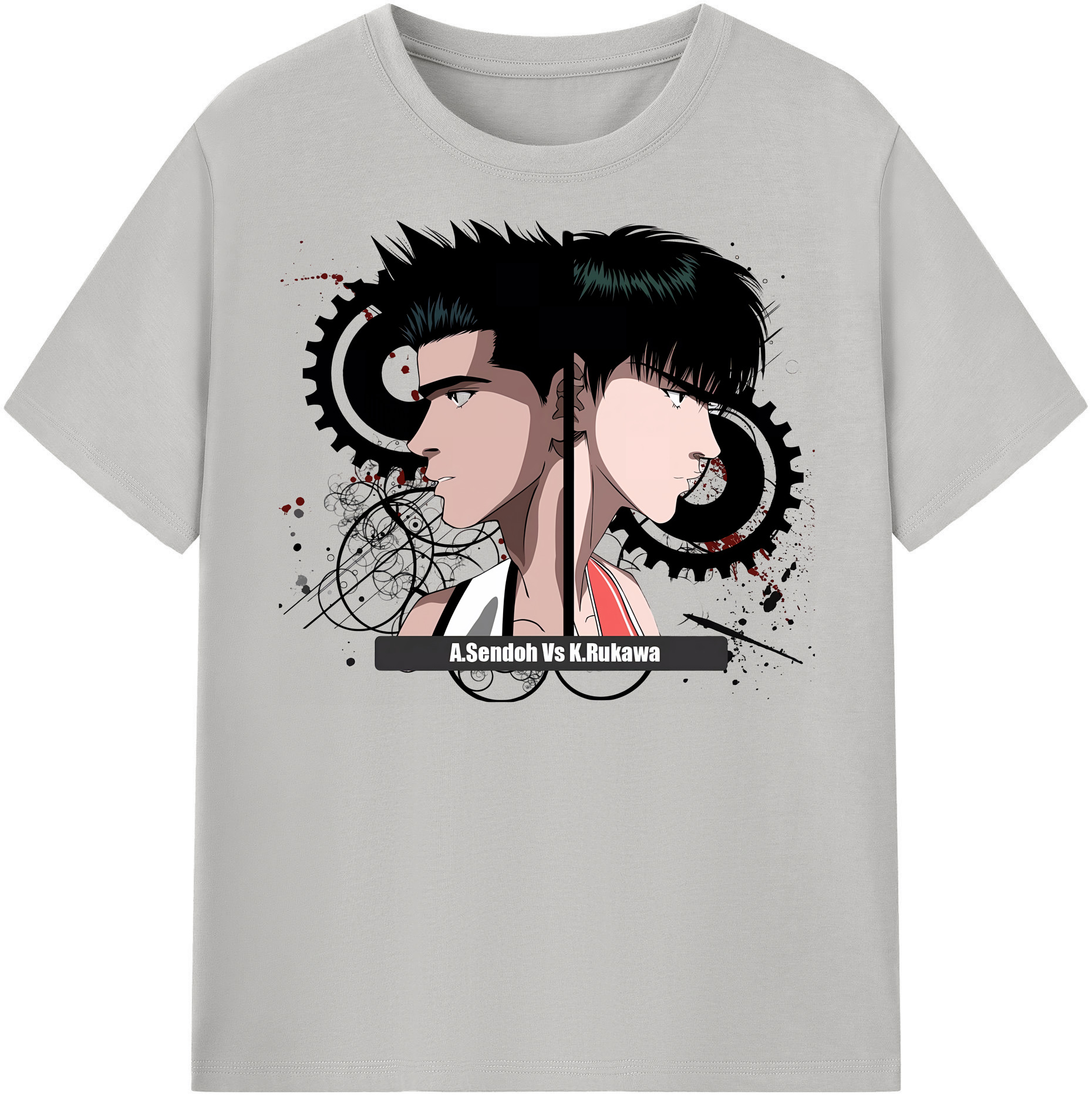 （画像用） SLAM DUNK／スラムダンク レディースカジュアルプリントTシャツ（綿100％）