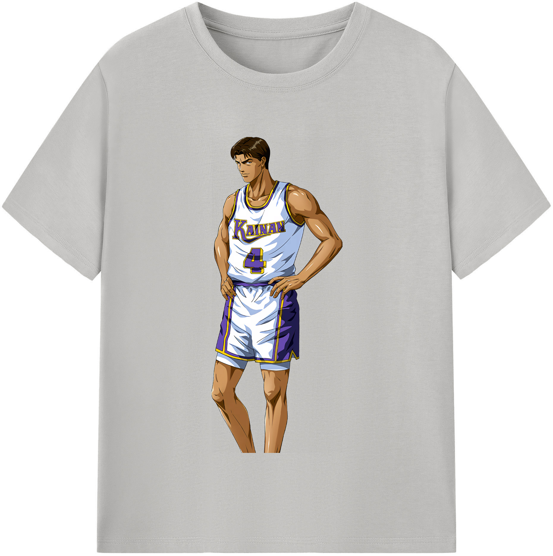 （画像用） SLAM DUNK／スラムダンク レディースカジュアルプリントTシャツ（綿100％）