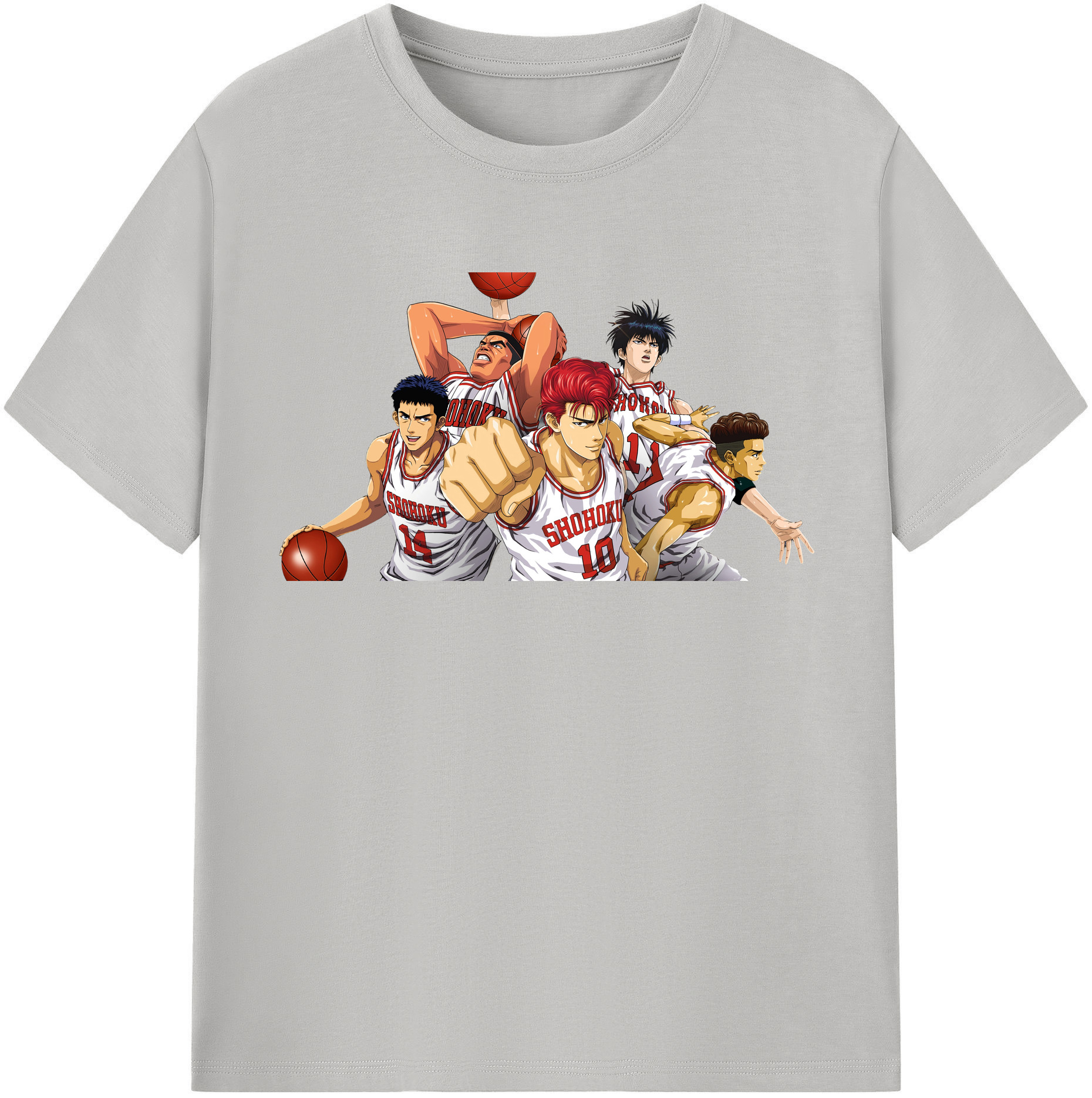 （画像用） SLAM DUNK／スラムダンク レディースカジュアルプリントTシャツ（綿100％）