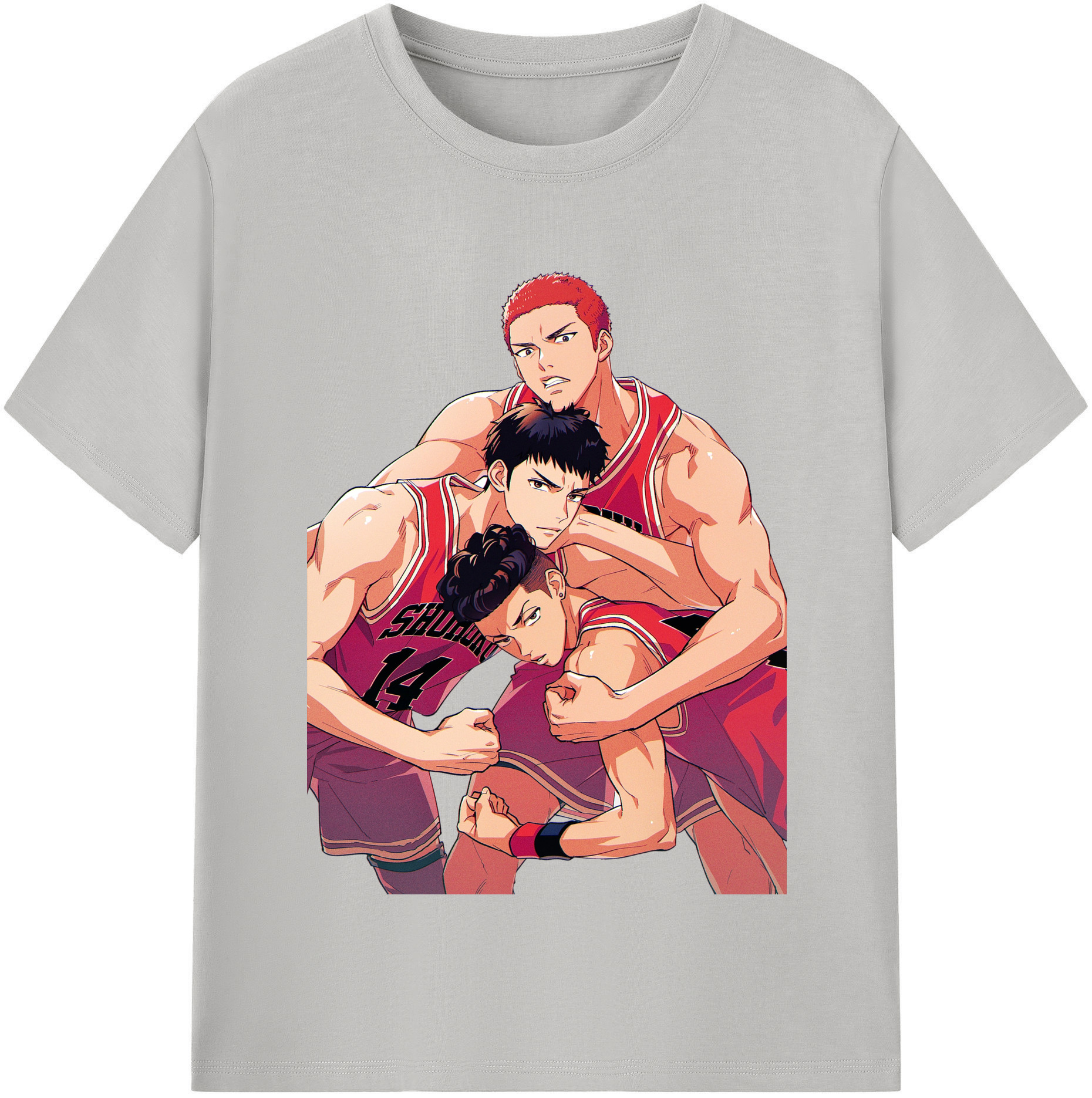 （画像用） SLAM DUNK／スラムダンク レディースカジュアルプリントTシャツ（綿100％）