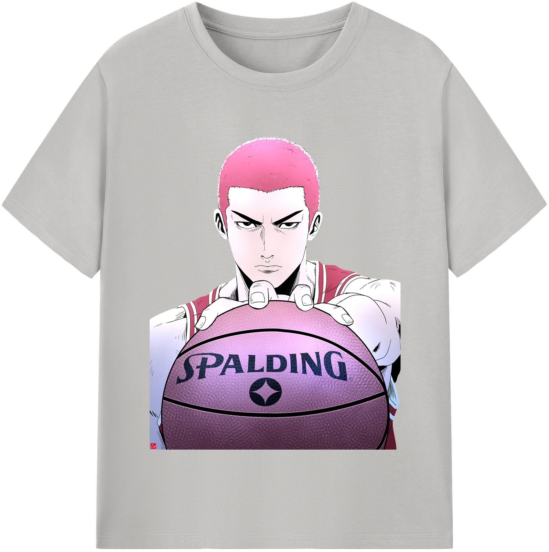（画像用） SLAM DUNK／スラムダンク レディースカジュアルプリントTシャツ（綿100％）