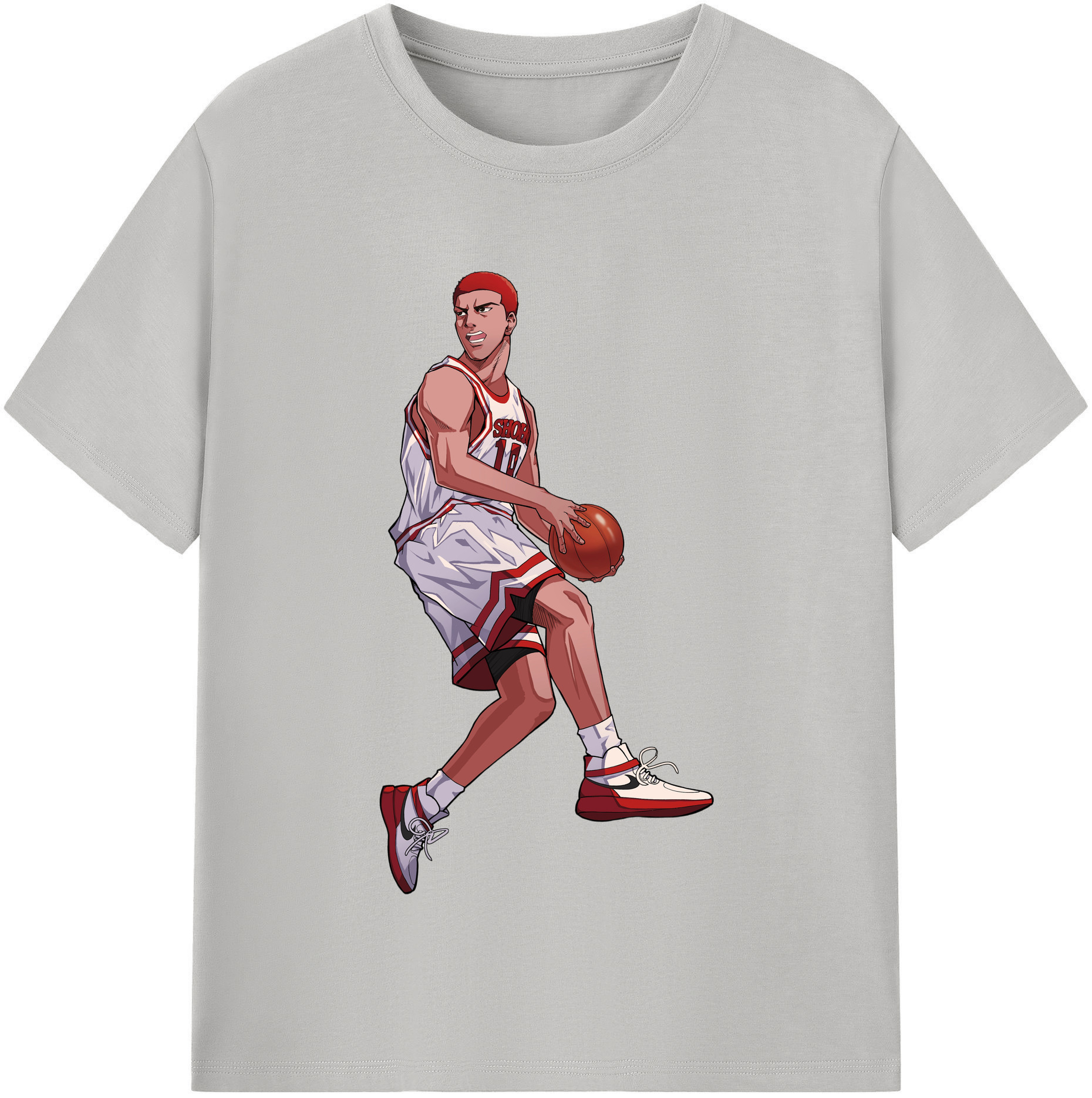 （画像用） SLAM DUNK／スラムダンク レディースカジュアルプリントTシャツ（綿100％）
