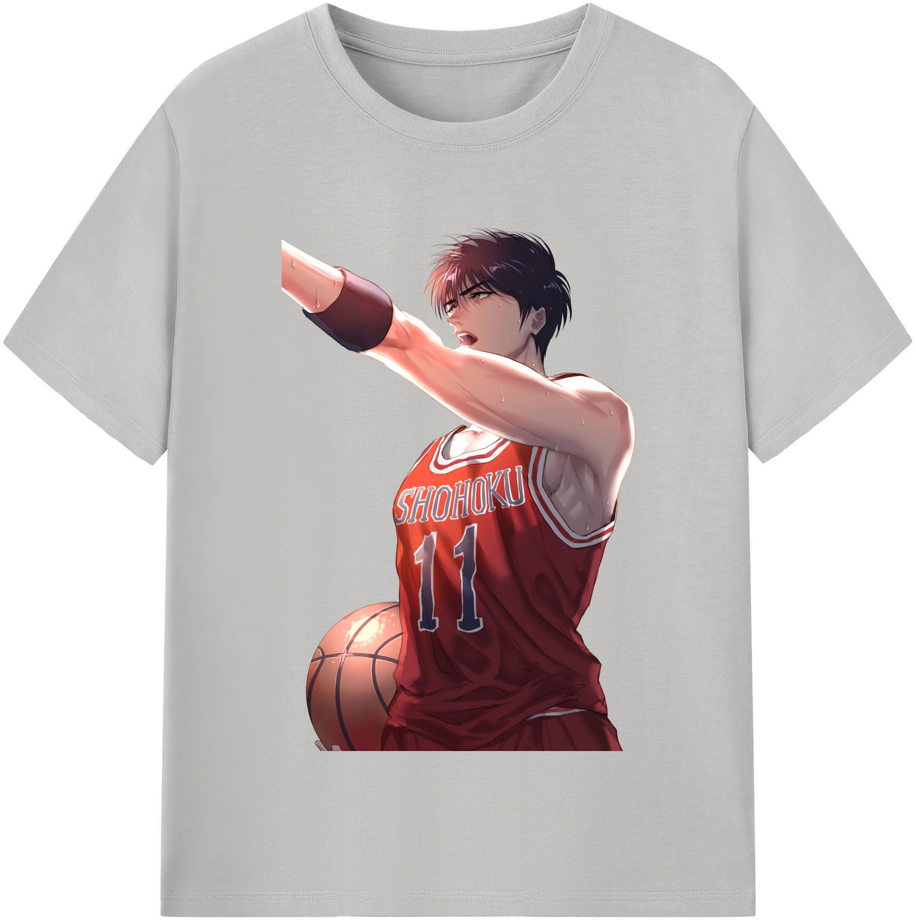 （画像用） SLAM DUNK／スラムダンク レディースカジュアルプリントTシャツ（綿100％）