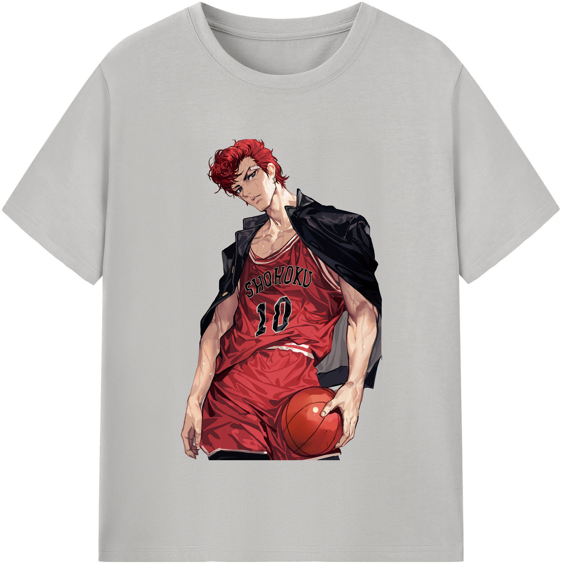 （画像用） SLAM DUNK／スラムダンク レディースカジュアルプリントTシャツ（綿100％）