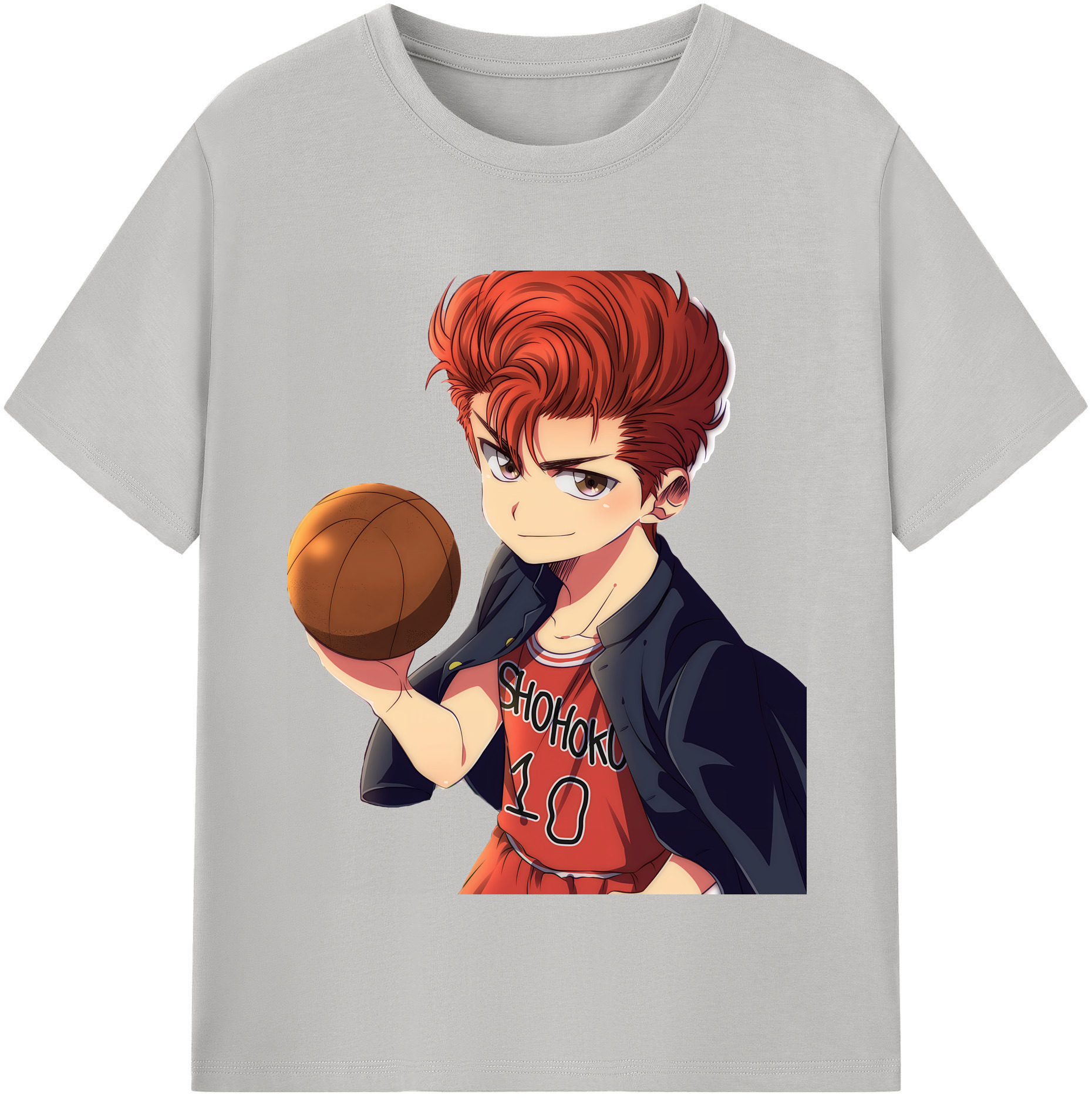 （画像用） SLAM DUNK／スラムダンク レディースカジュアルプリントTシャツ（綿100％）